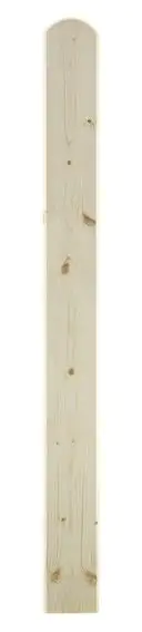 Zaunbrett Fichte/Tanne 950 x 90 x 18 mm