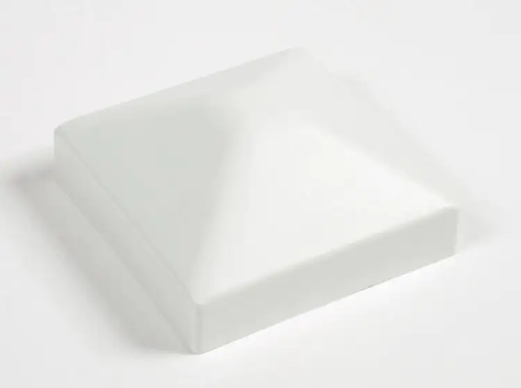 Pfosten Kappe 70 x 70 mm weiß