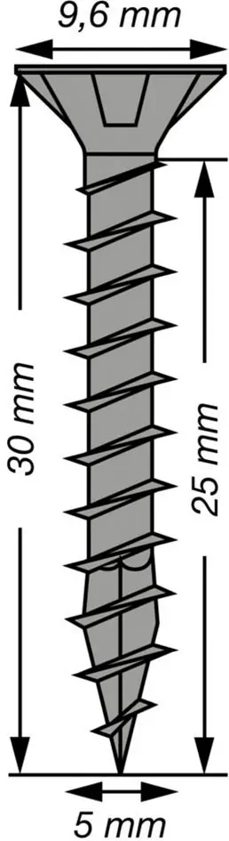 Spax Universalschrauben 5 x 30 mm T20 Vollgewinde - 16 Stk. 