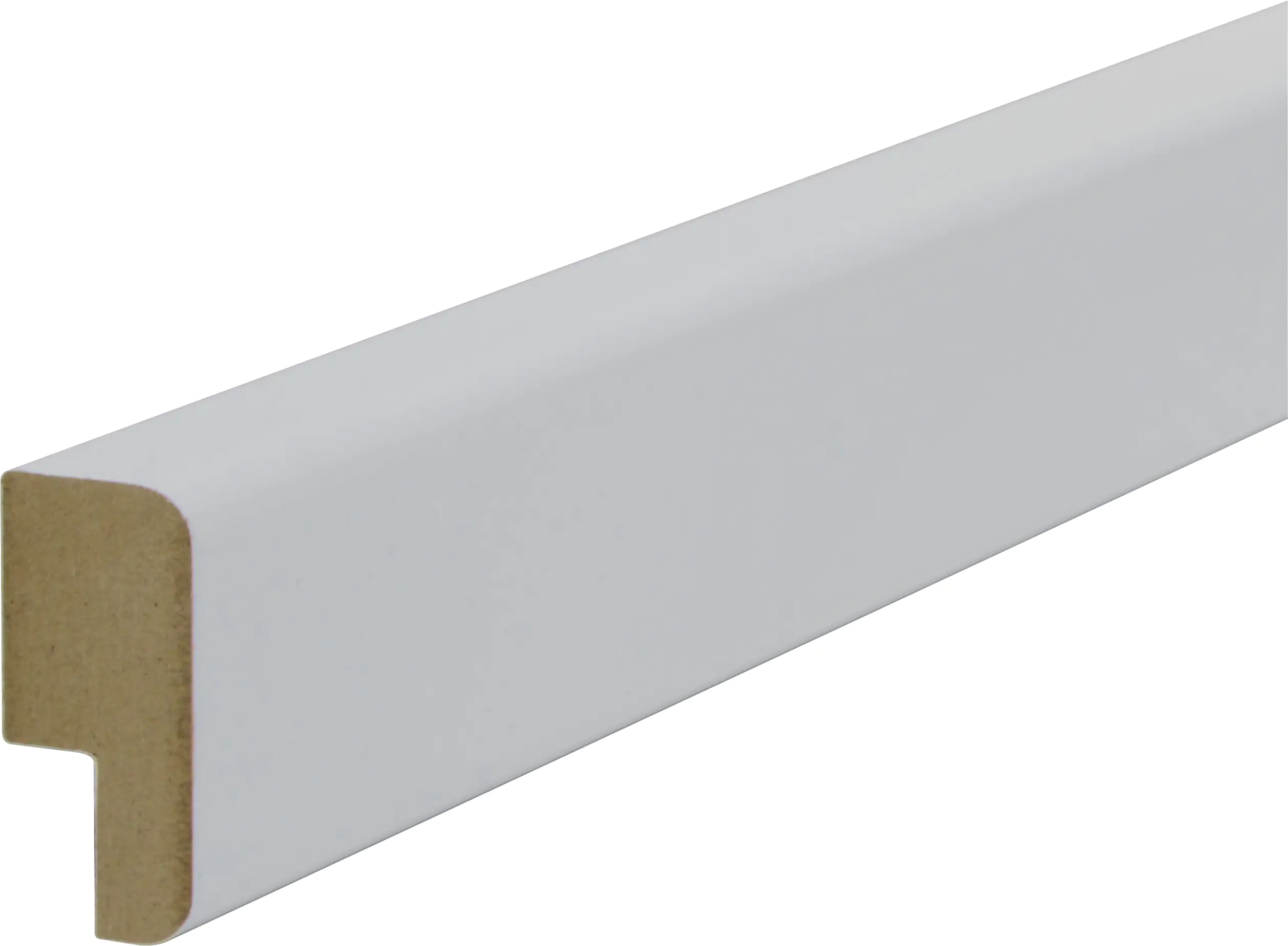 B.S. Bauprogramm Bilder-Falzleiste 250 cm 40 x 18 mm weiß