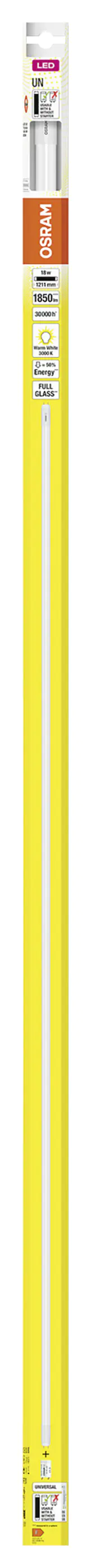 Osram LED Röhre T8 1,2 m G13 18 W warmweiß Osram LED Röhre T8 1,2 m G13 18 W warmweiß