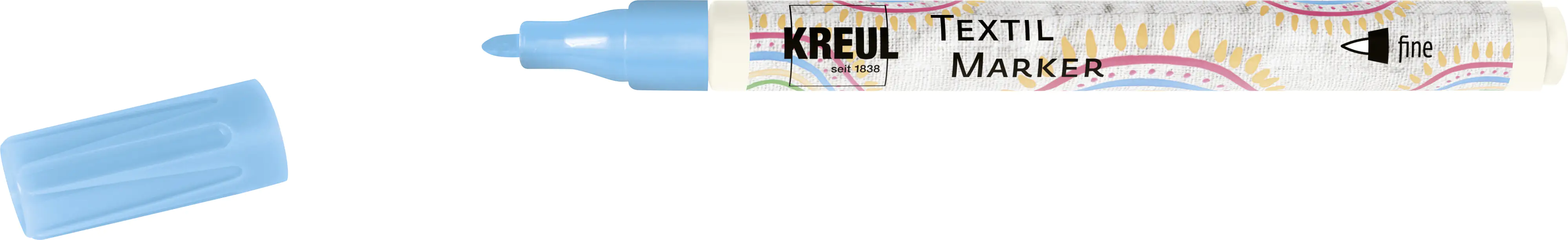 Kreul Javana texi mäx Sunny Stoffmalfarbe fine helle Stoffe fine lichtblau