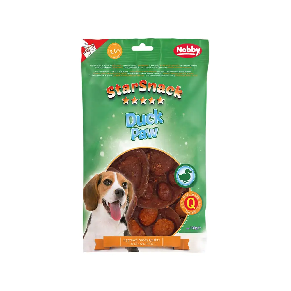 Nobby Hundeleckerli StarSnack Duck Paw 130 g