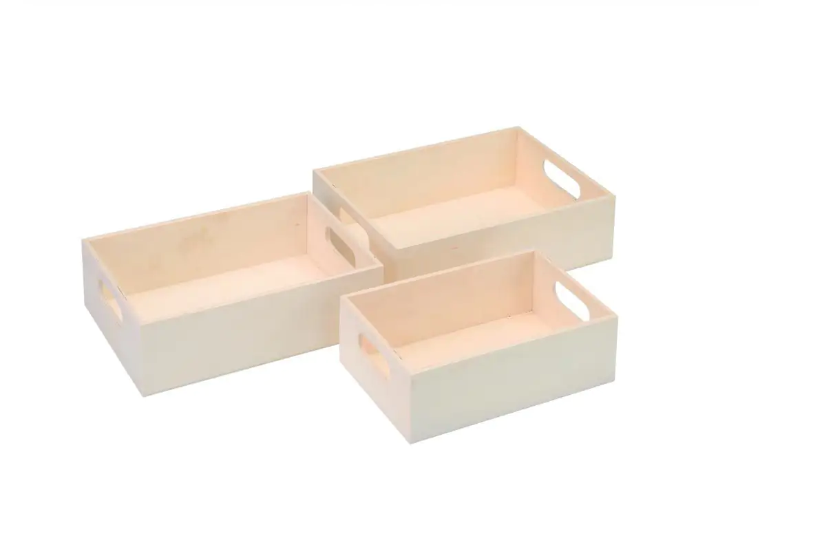 Glorex Mini-Tablettset 22x15x6cm 3 teilig