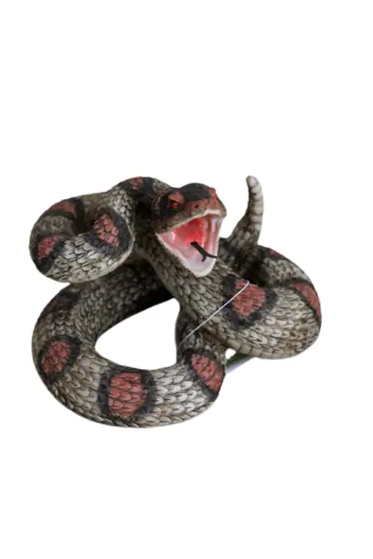 Dekofigur Klapperschlange klein 12,5 x 16 x 20 cm Dekofigur Klapperschlange klein 12,5 x 16 x 20 cm