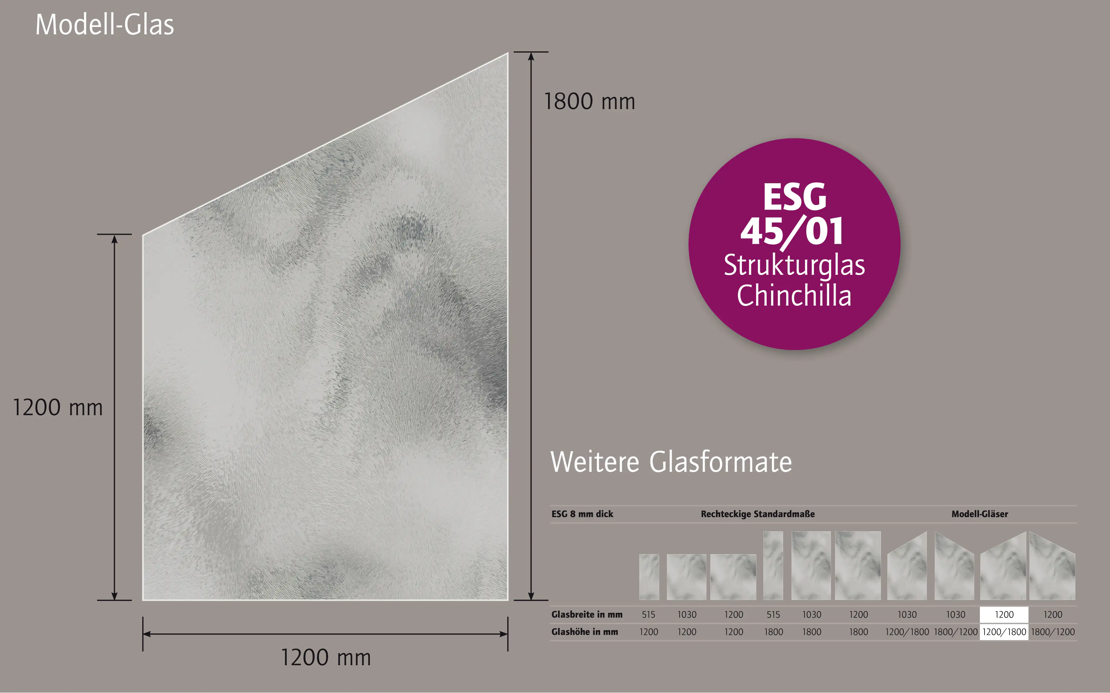 Ambiente Glaszaun B: 120 x Höhe: L 120/R 180 cm, gehärtetes 8 mm Glas Ambiente Glaszaun B: 120 x Höhe: L 120/R 180 cm, gehärtetes 8 mm Glas