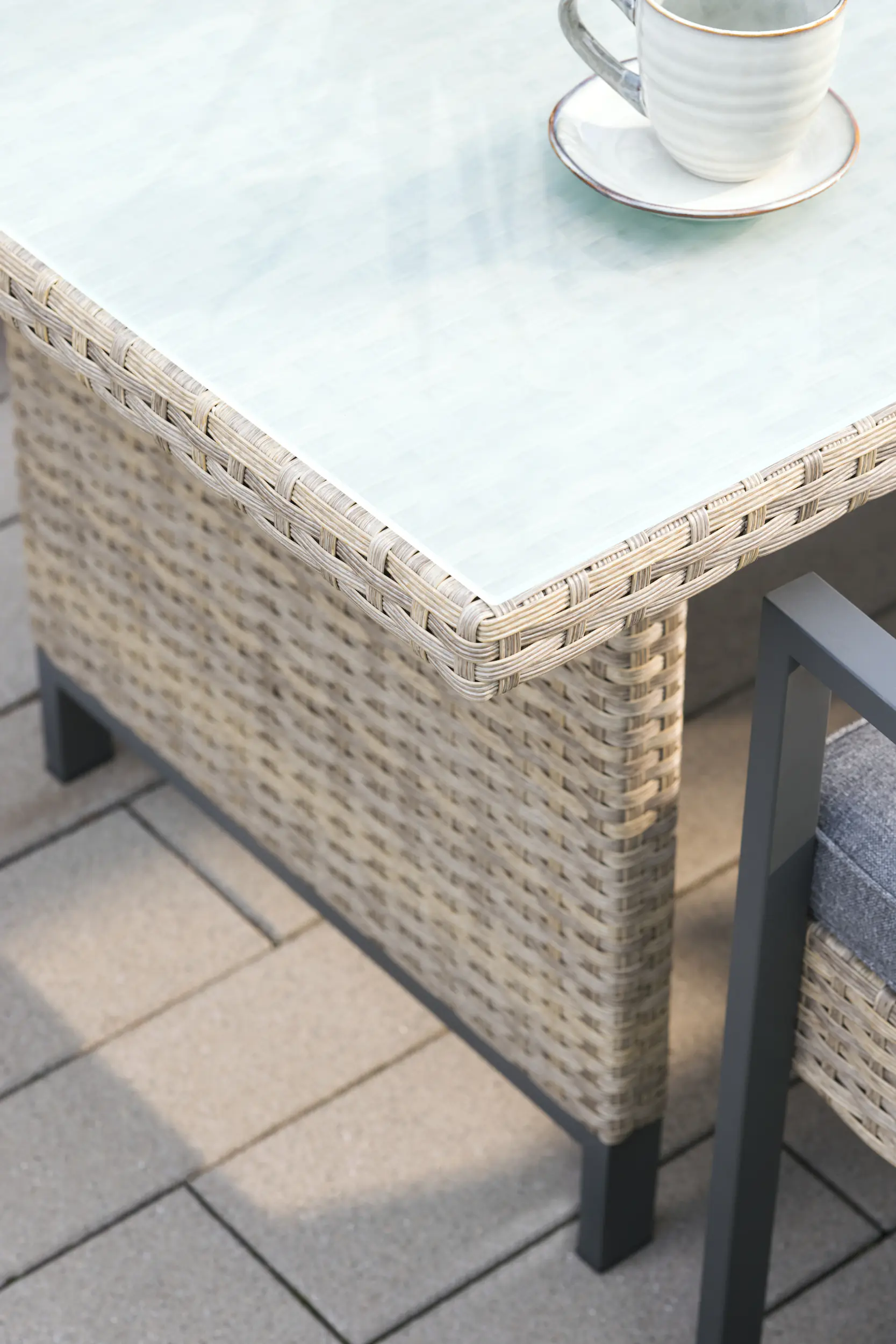 Primaster Gartenmöbel-Set Elba Rattan/Aluminium