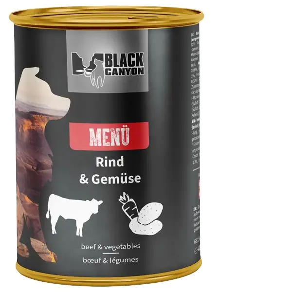 Black Canyon Hundenassfutter Adult Menü 410 g Rind Black Canyon Hundenassfutter Adult Menü 410 g Rind