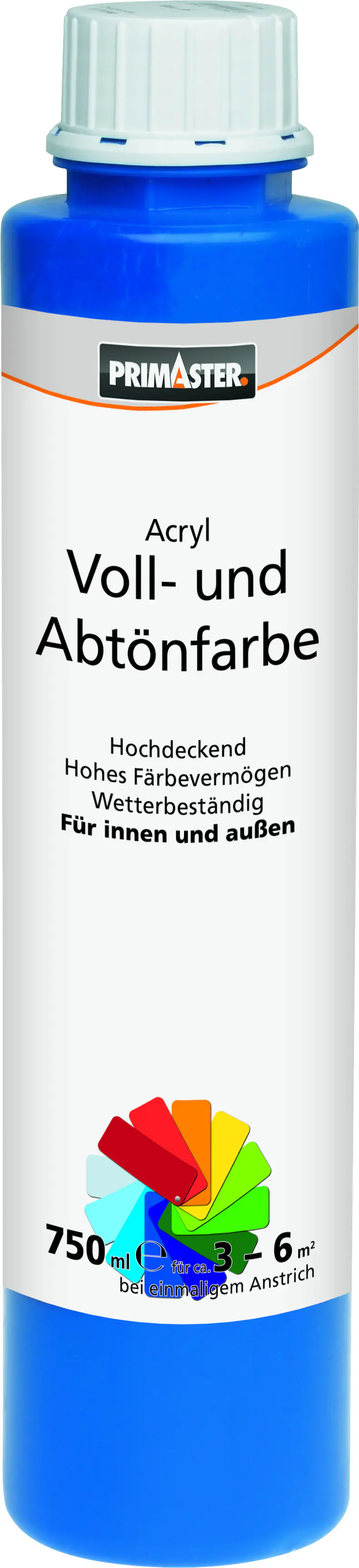 Primaster Voll- und Abtönfarbe 750 ml rot matt