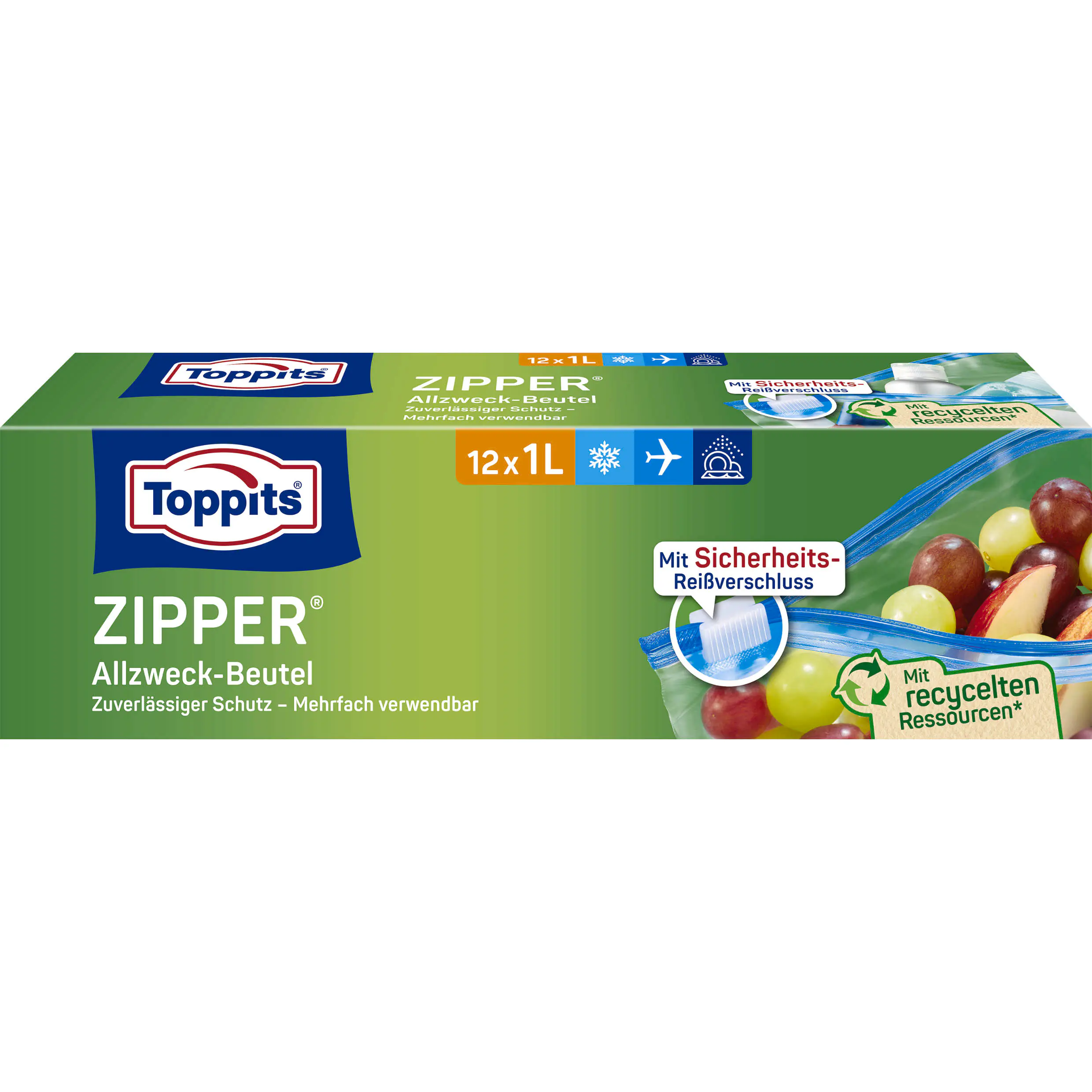 Toppits® Zipper® 1L 