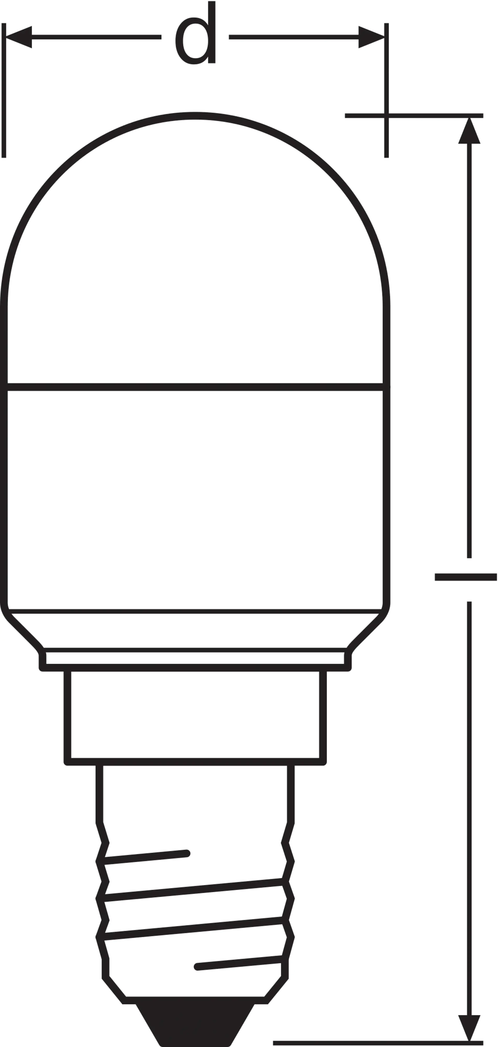 Bellalux LED Kühlschranklampe T26 E14 2,3 W warmweiß matt Bellalux LED Kühlschranklampe T26 E14 2,3 W warmweiß matt
