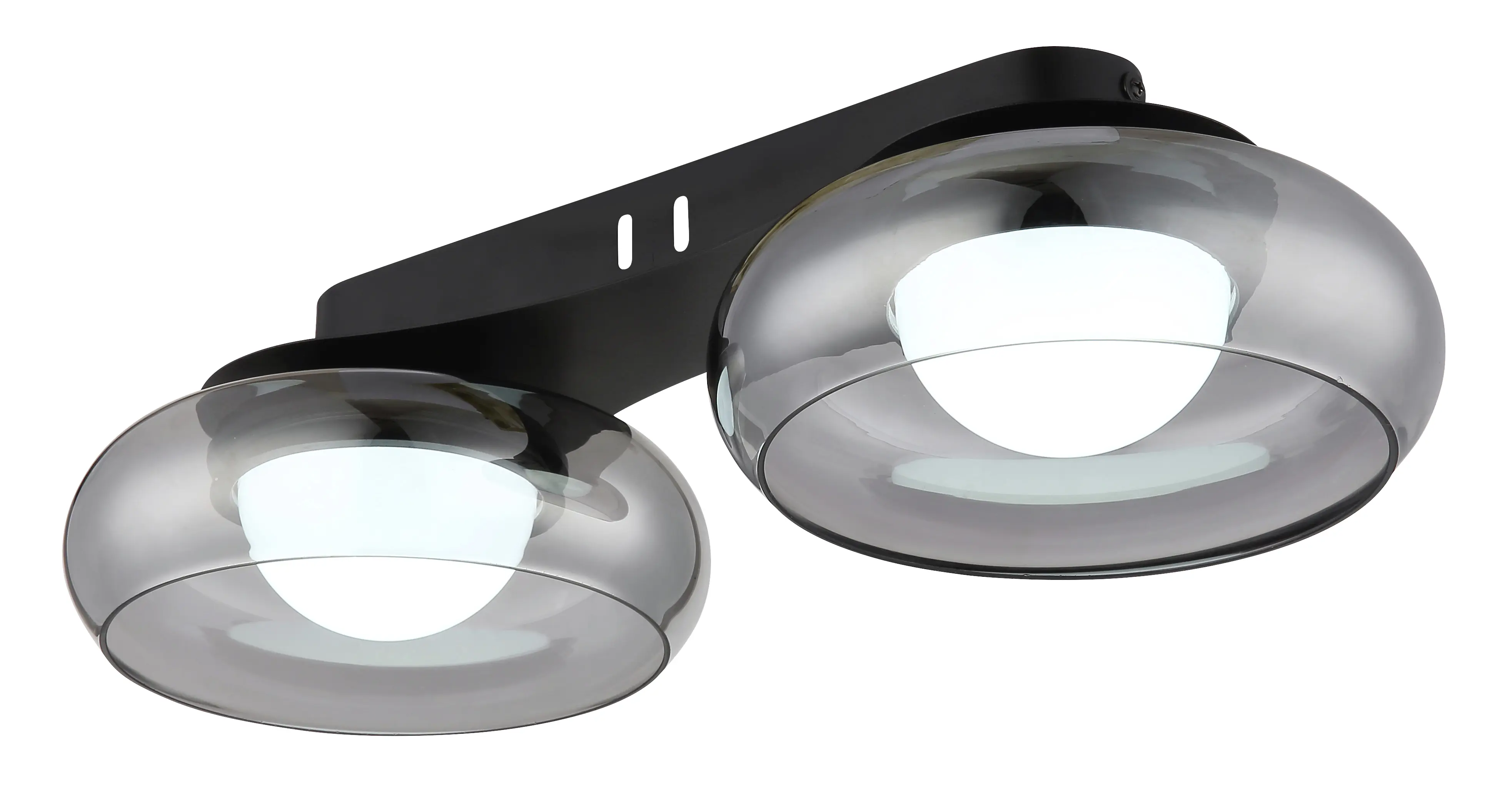 Globo Deckenleuchte Carlene 45 x 20 cm schwarz matt