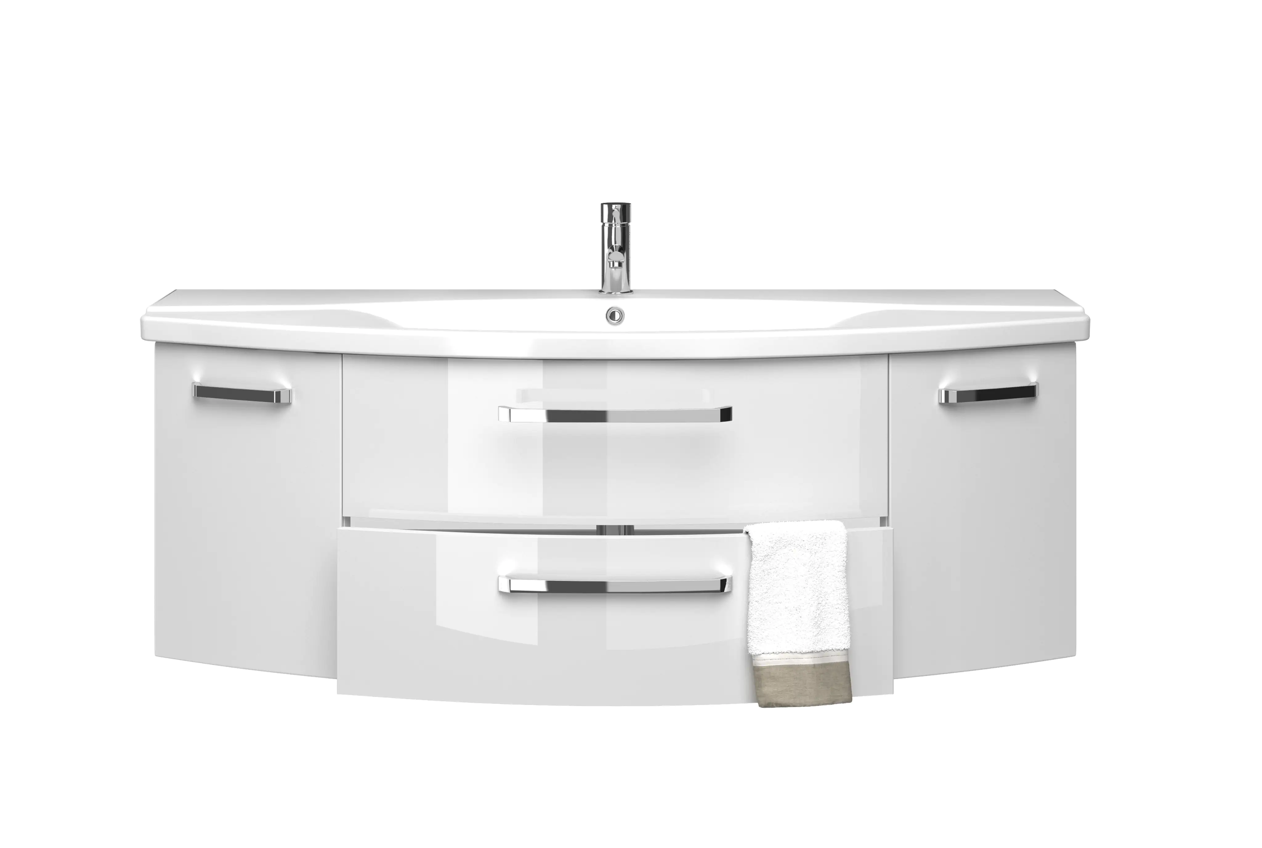 Pelipal Waschtischunterschrank Fokus 4010 mit Keramikwaschtisch