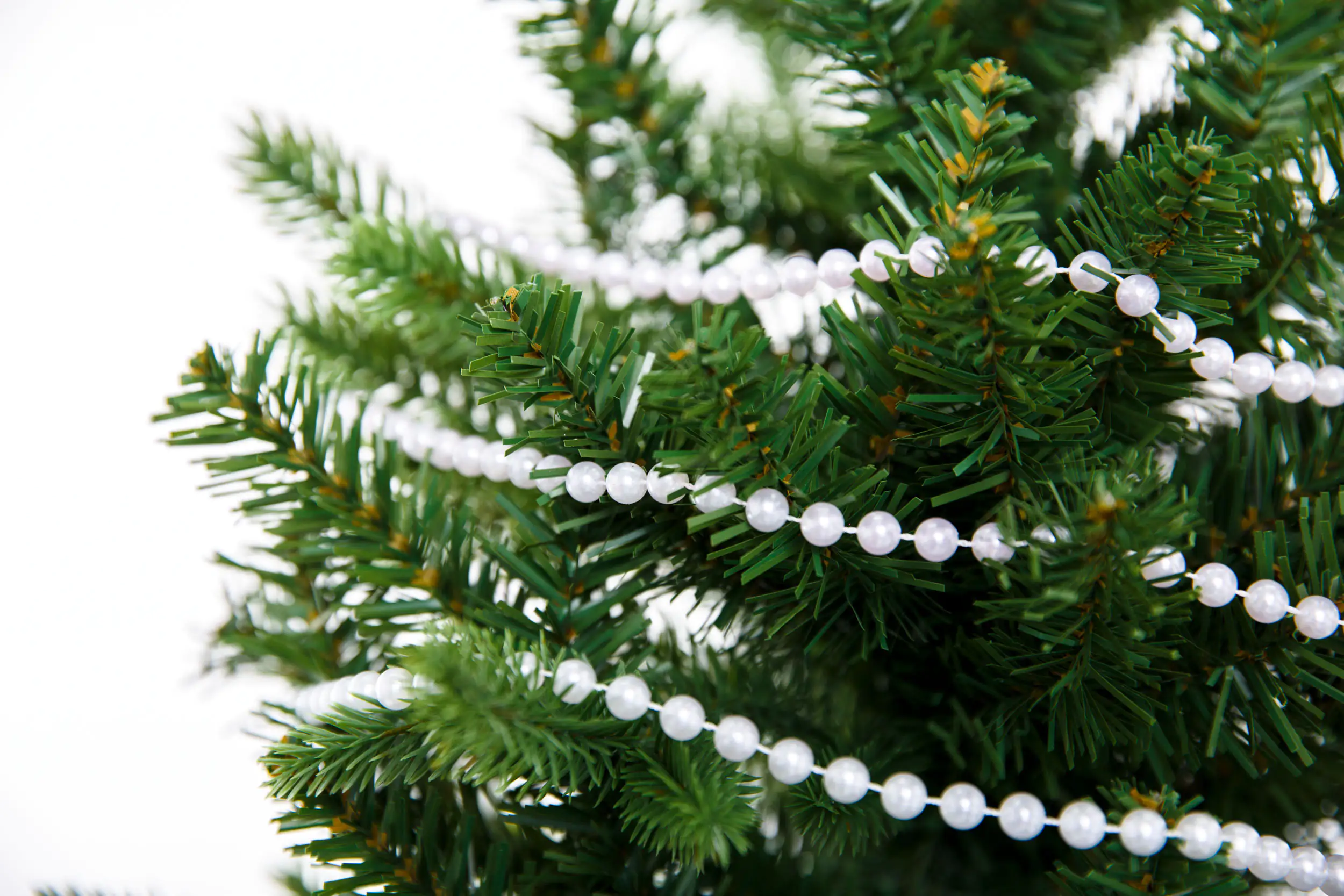 2076601539179_02 TrendLine Perlenkette bruchfest, langlebig 10 m weiß