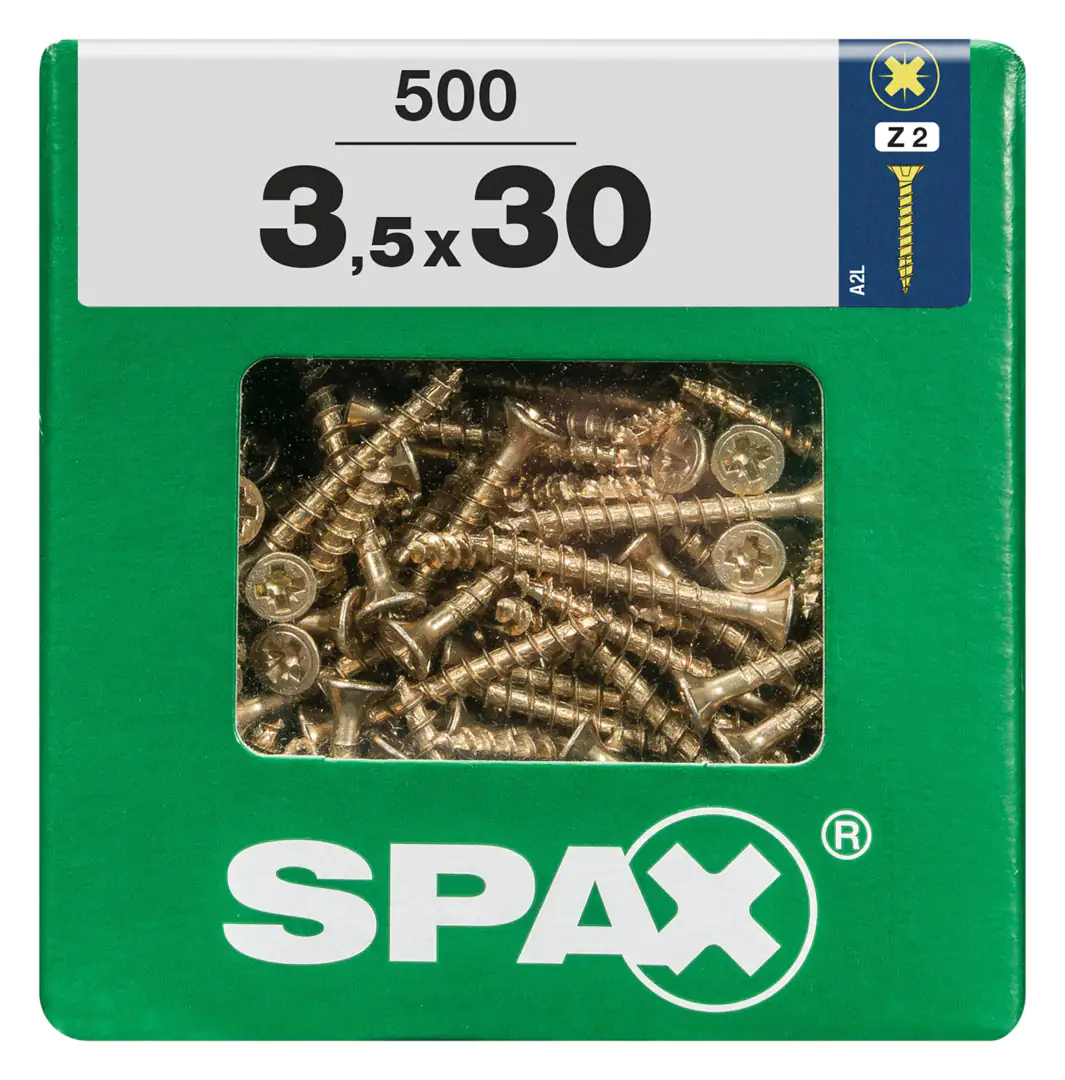 Spax Universalschrauben 3.5 x 30 mm PZ 2 - 500 Stk.