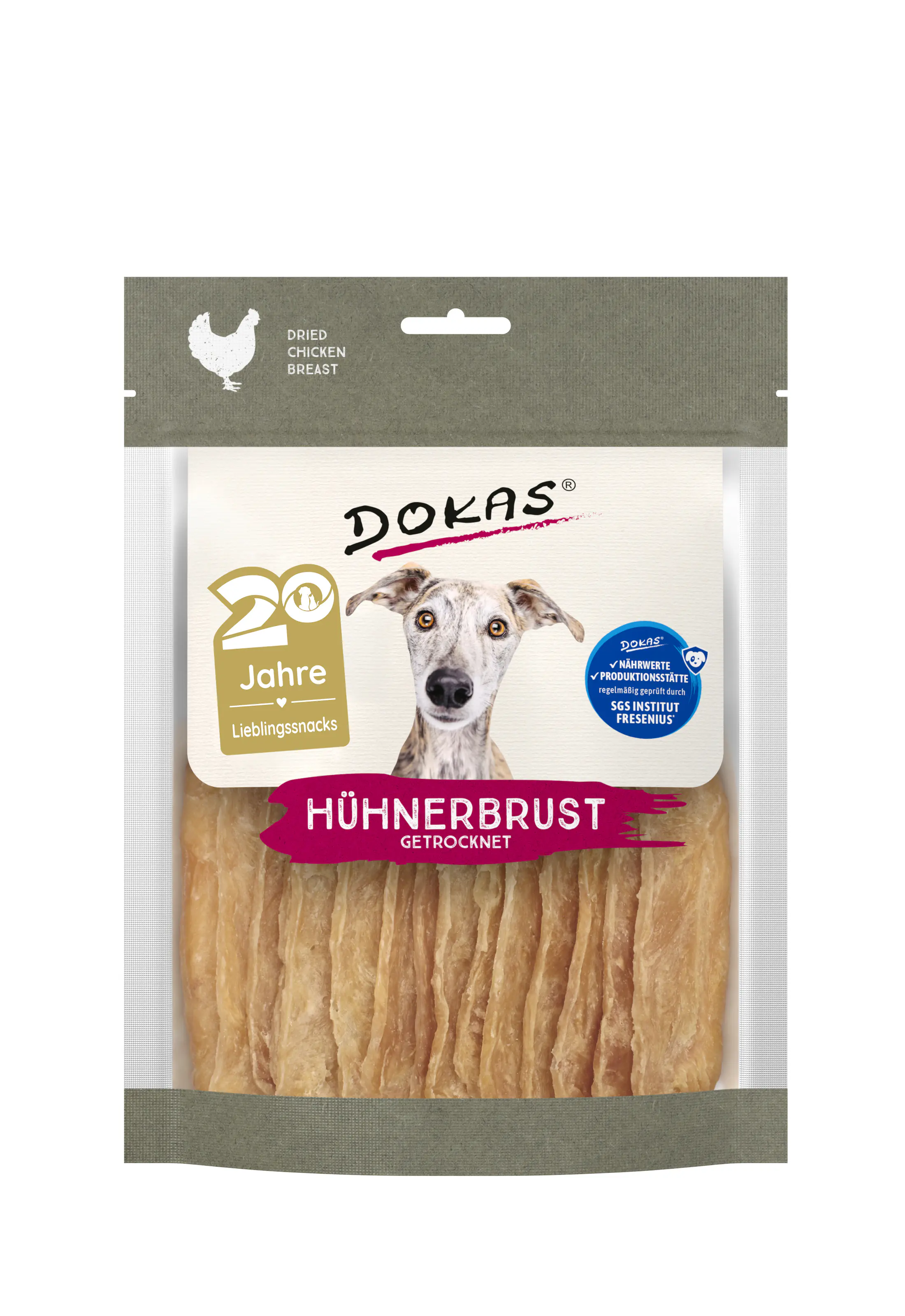Dokas Hühnerbrust getrocknet 170 g (Tierwohl)