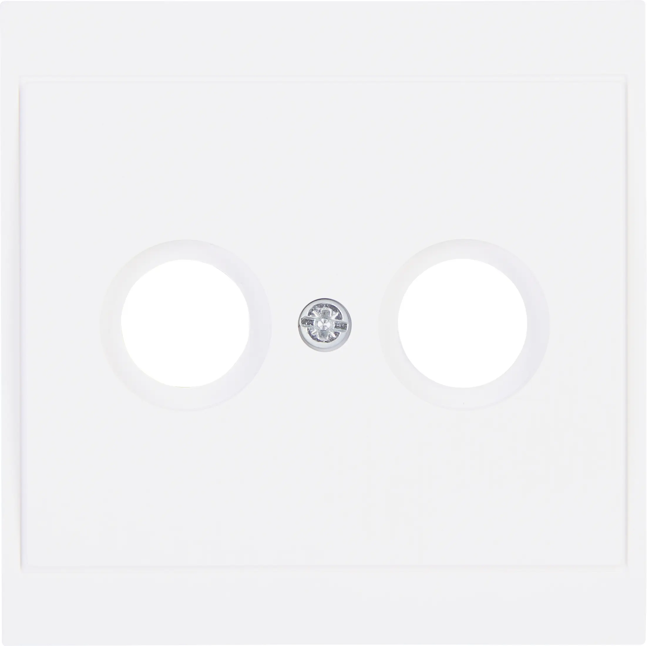 Kopp Antennenabdeckung TV/RF Malta, arktisweiß, 313613186