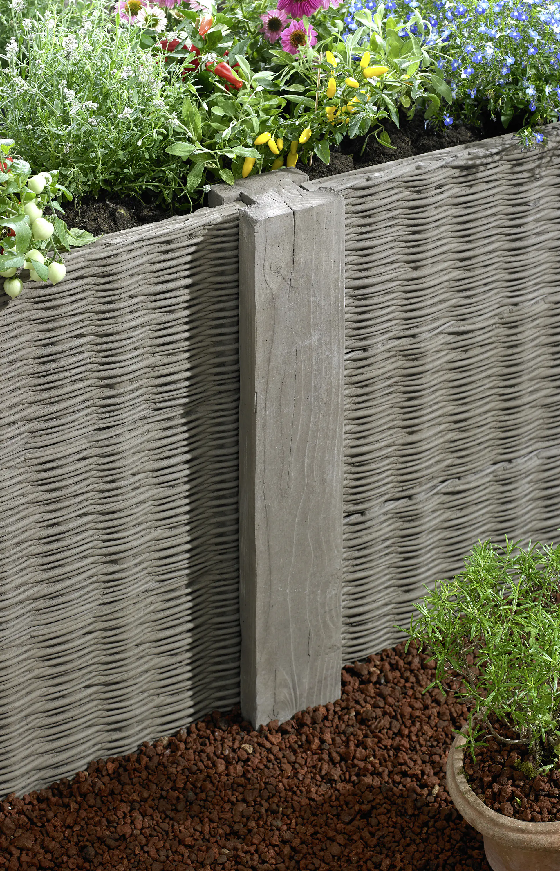 Kann Beetpfosten Antik 100 x 14 x 14 cm braun Kann Beetpfosten Antik 100 x 14 x 14 cm braun