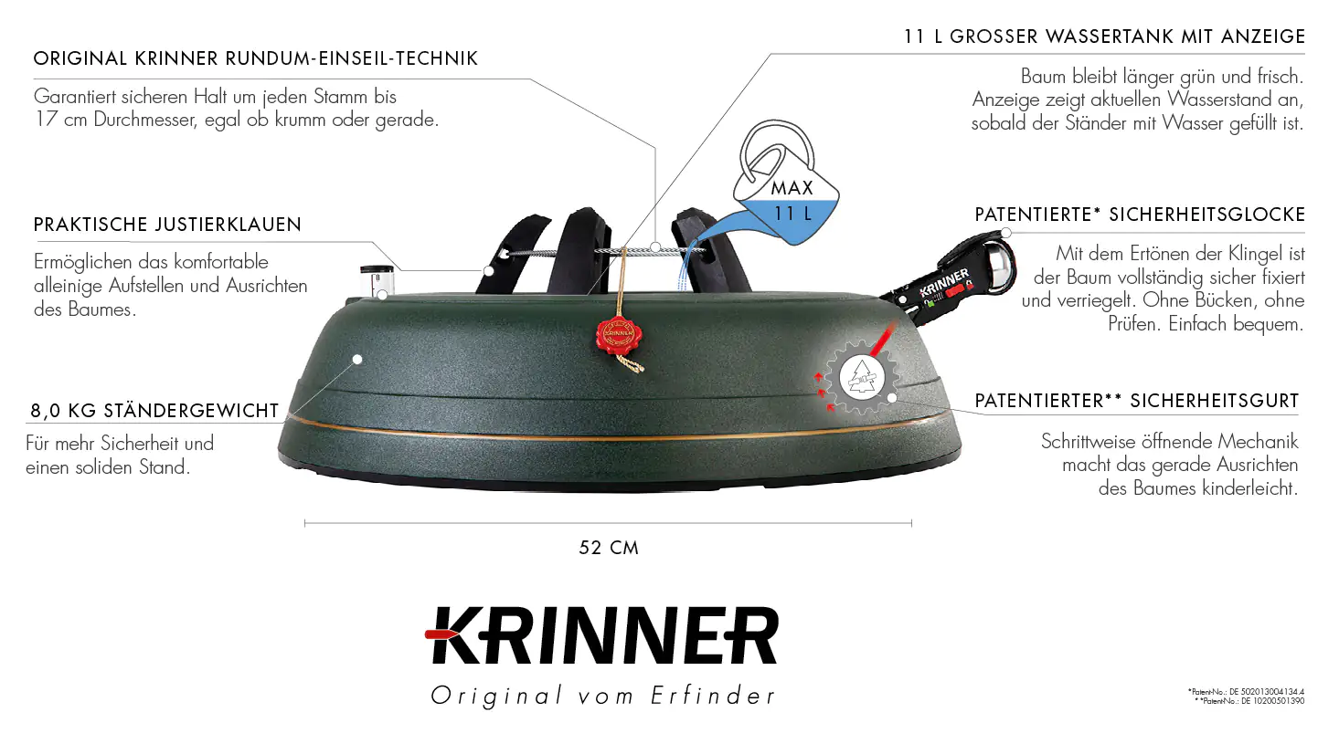 Krinner Christbaumständer Ultra Grip XXL Stamm Ø: bis 17 cm Krinner Christbaumständer Ultra Grip XXL Stamm Ø: bis 17 cm