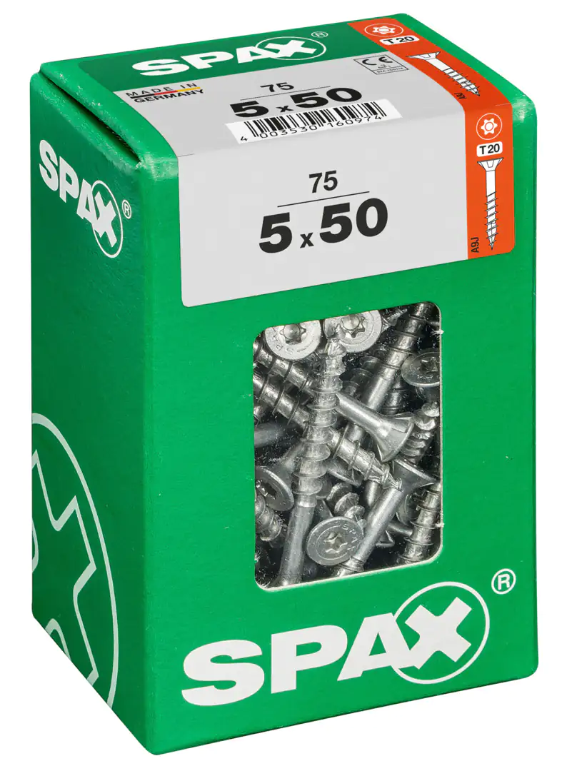 Spax Universalschrauben 5.0 x 50 mm TX 20 - 75 Stk.