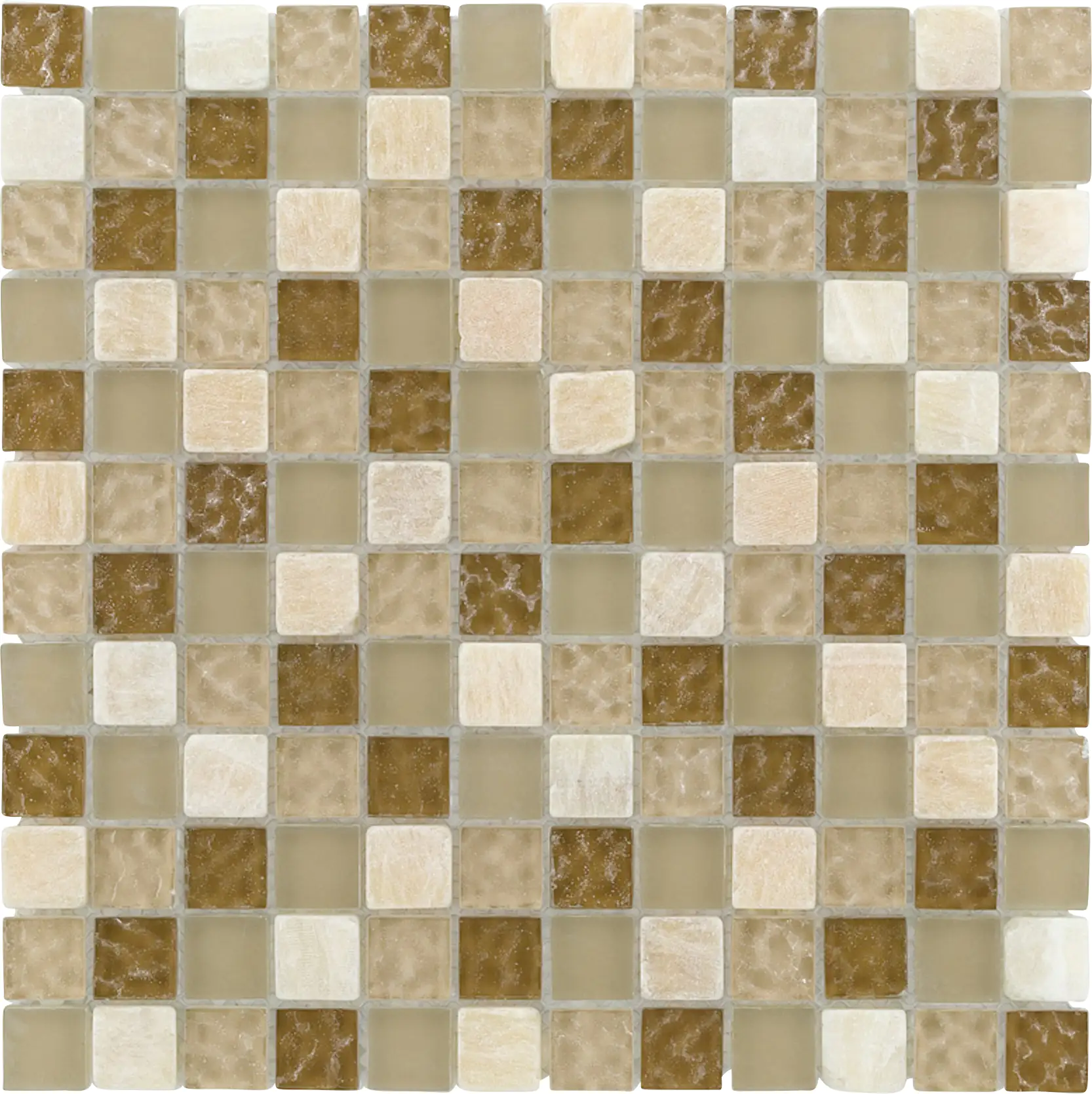 Mosaikfliese Rustica Maxi 30 x 30 cm beige Steinmaß: ca. 2,3 x 2,3 cm