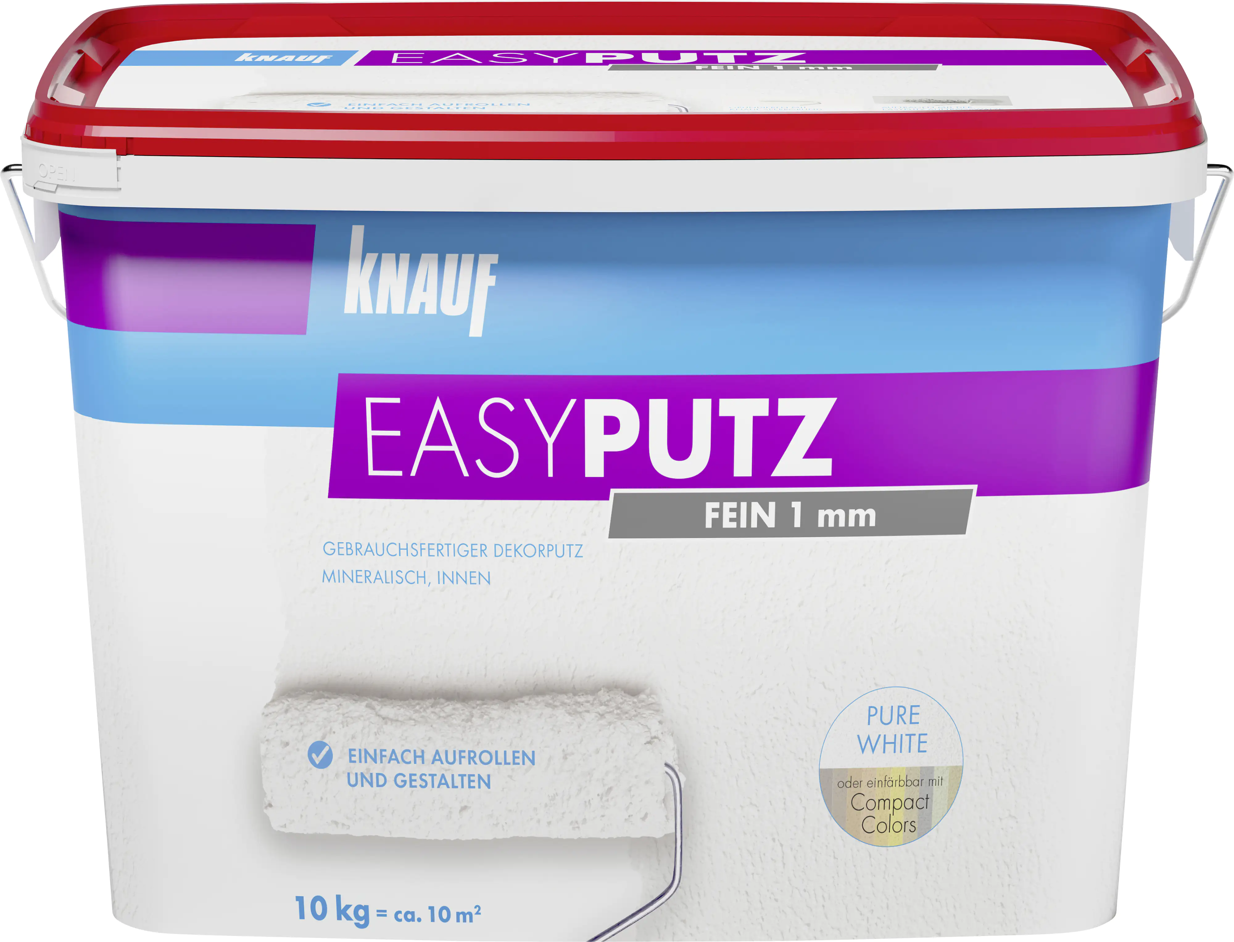 Knauf EasyPutz Streichputz 10 kg 1 mm fein schneeweiß Knauf EasyPutz Streichputz 10 kg 1 mm fein schneeweiß