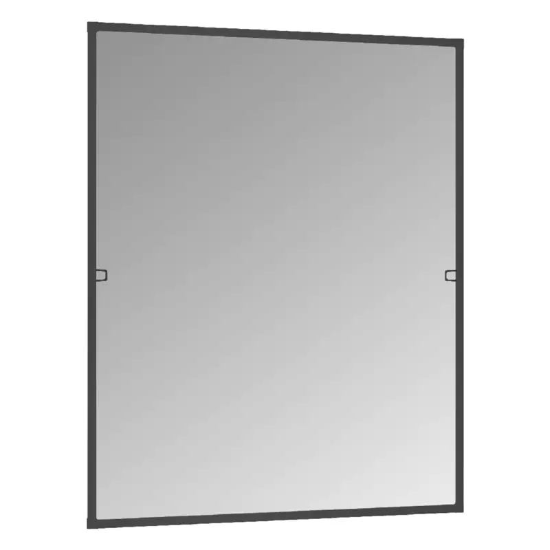 9003117315211_2 TrendLine Fliegenschutz-Fenster 100 x 120 cm anthrazit/anthrazit kürzbar