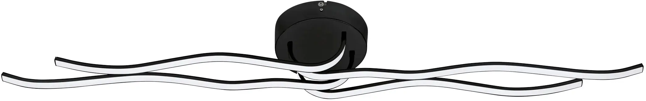 Eglo LED Deckenleuchte Roncade 1 schwarz 116 x 18 cm warmweiß