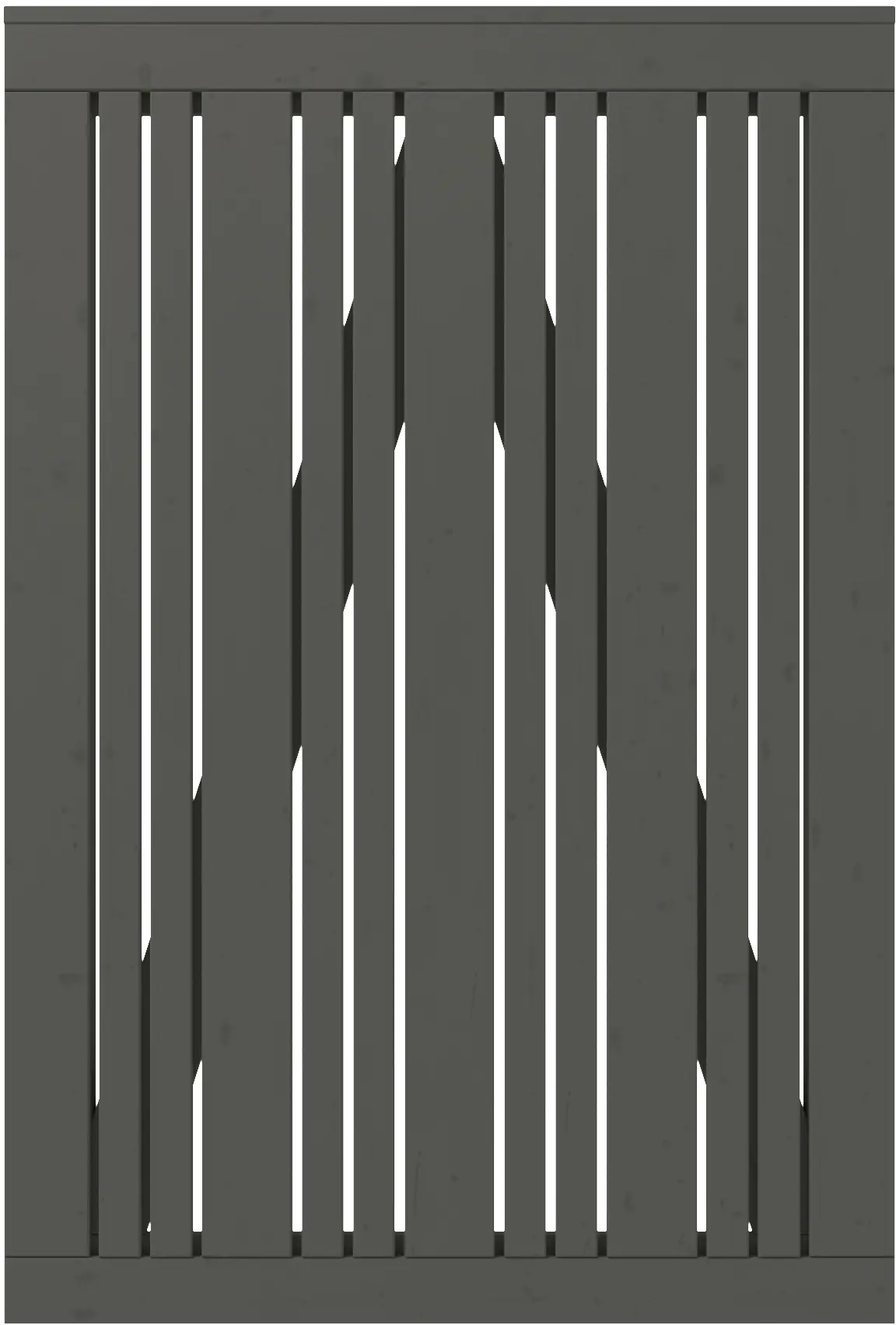 Plus Einzeltor Tangent inkl. Beschläge 95 x 140 cm umbragrau fungizidbehandelt