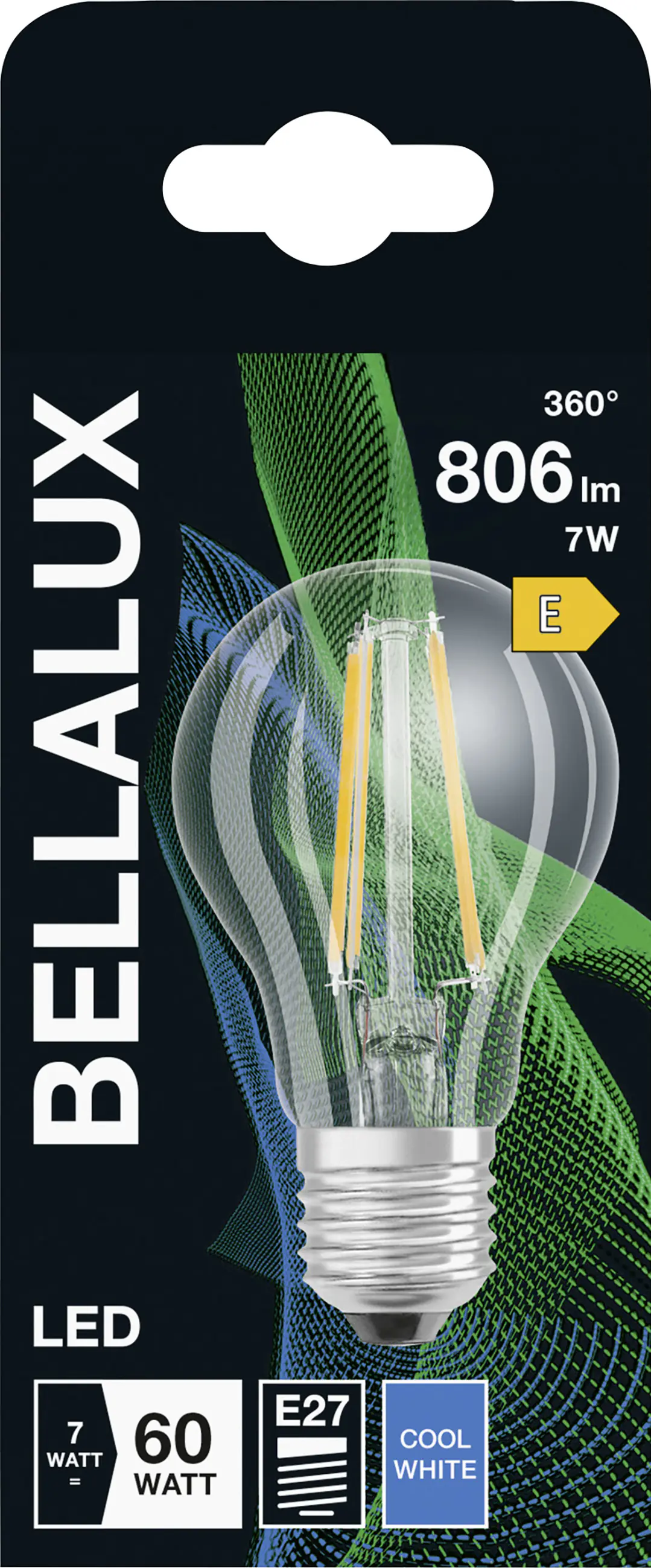 Bellalux LED Leuchtmittel Klassik A60 E27 6,5 W neutralweiß klar