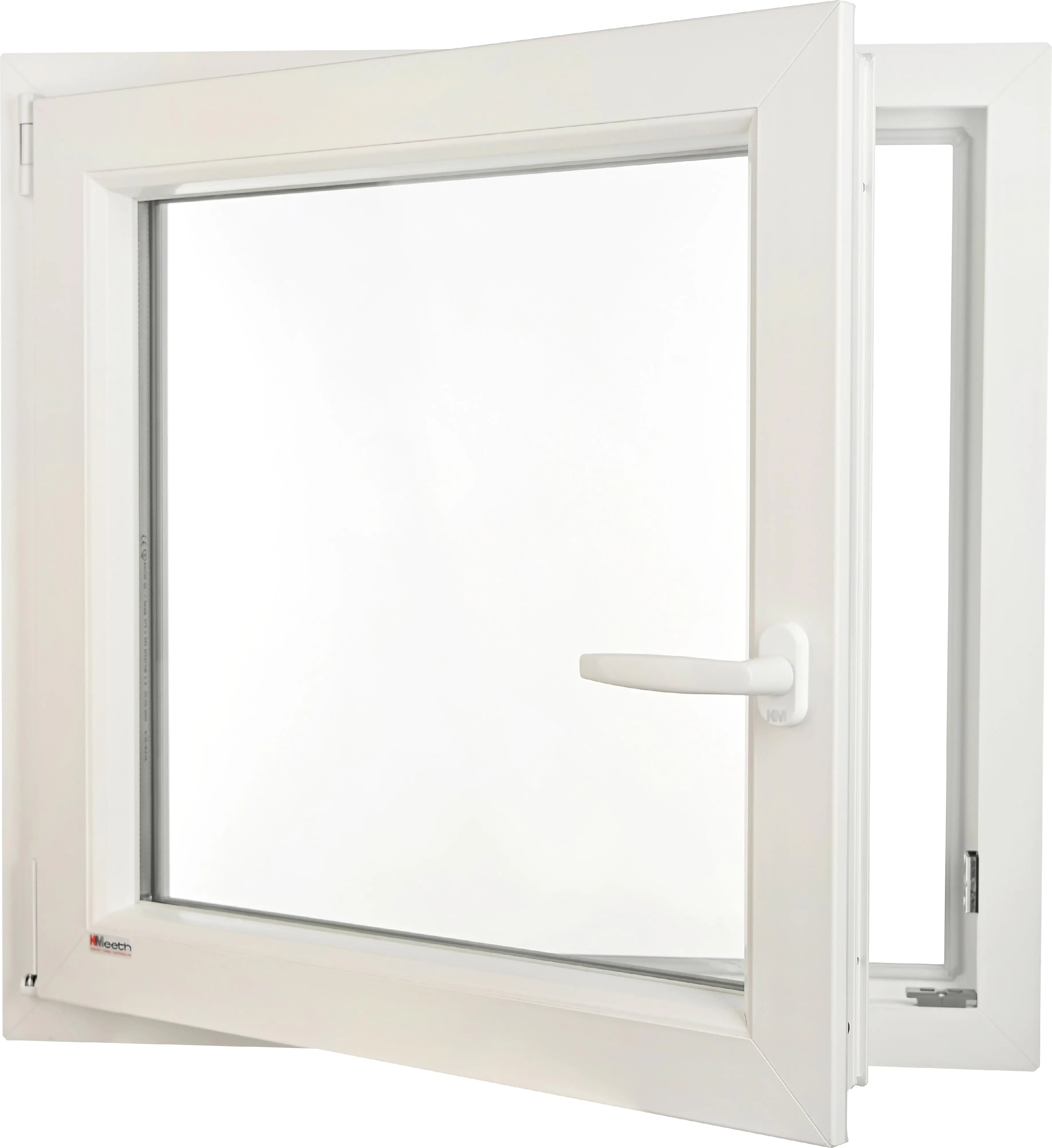  Kunststofffenster Dreh-Kipp, DIN links, weiß, Serie G74/2, Modell 01