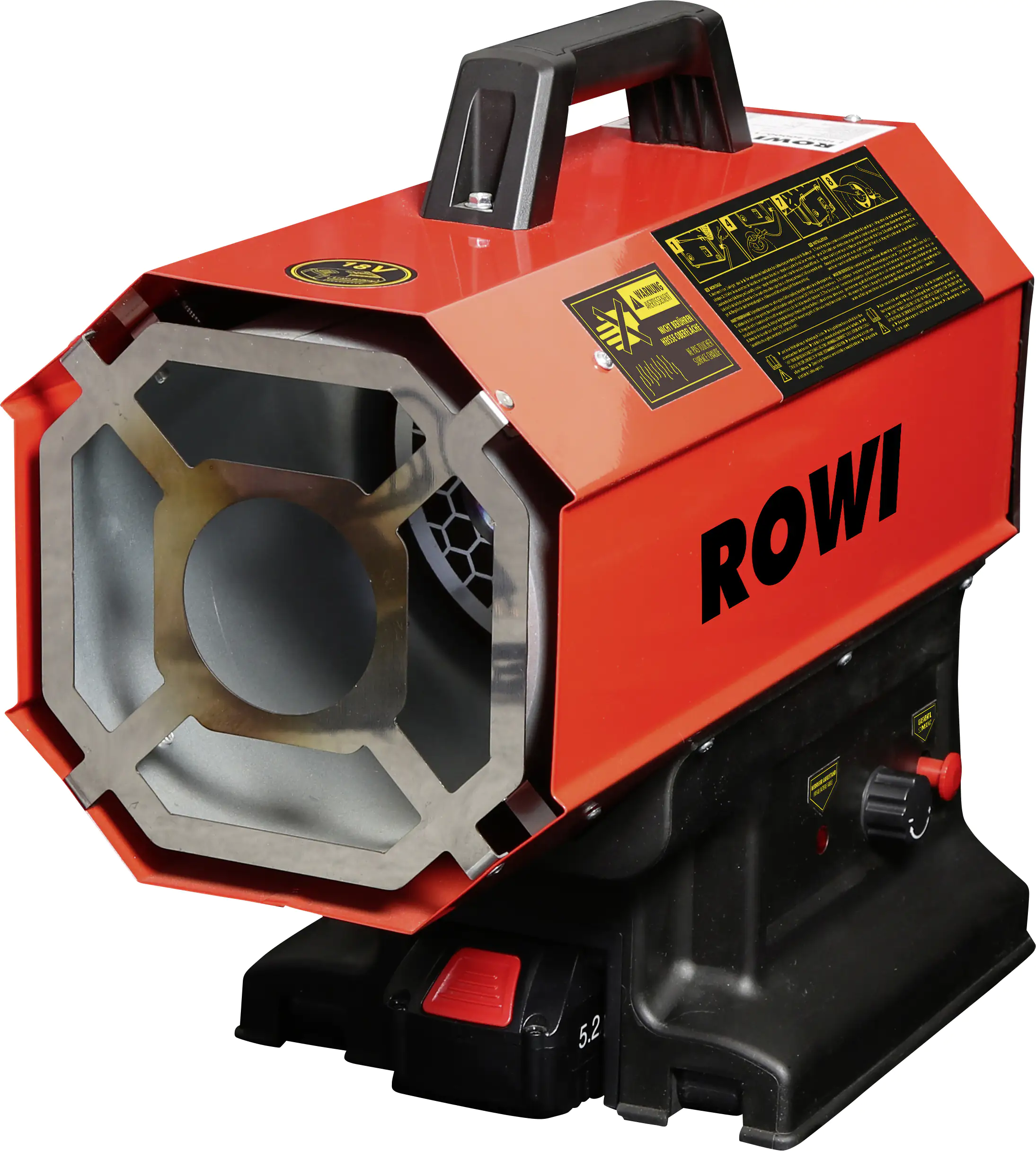 Rowi Akku Gas-Heizgebläse 20 kW HGH 20000/1 A