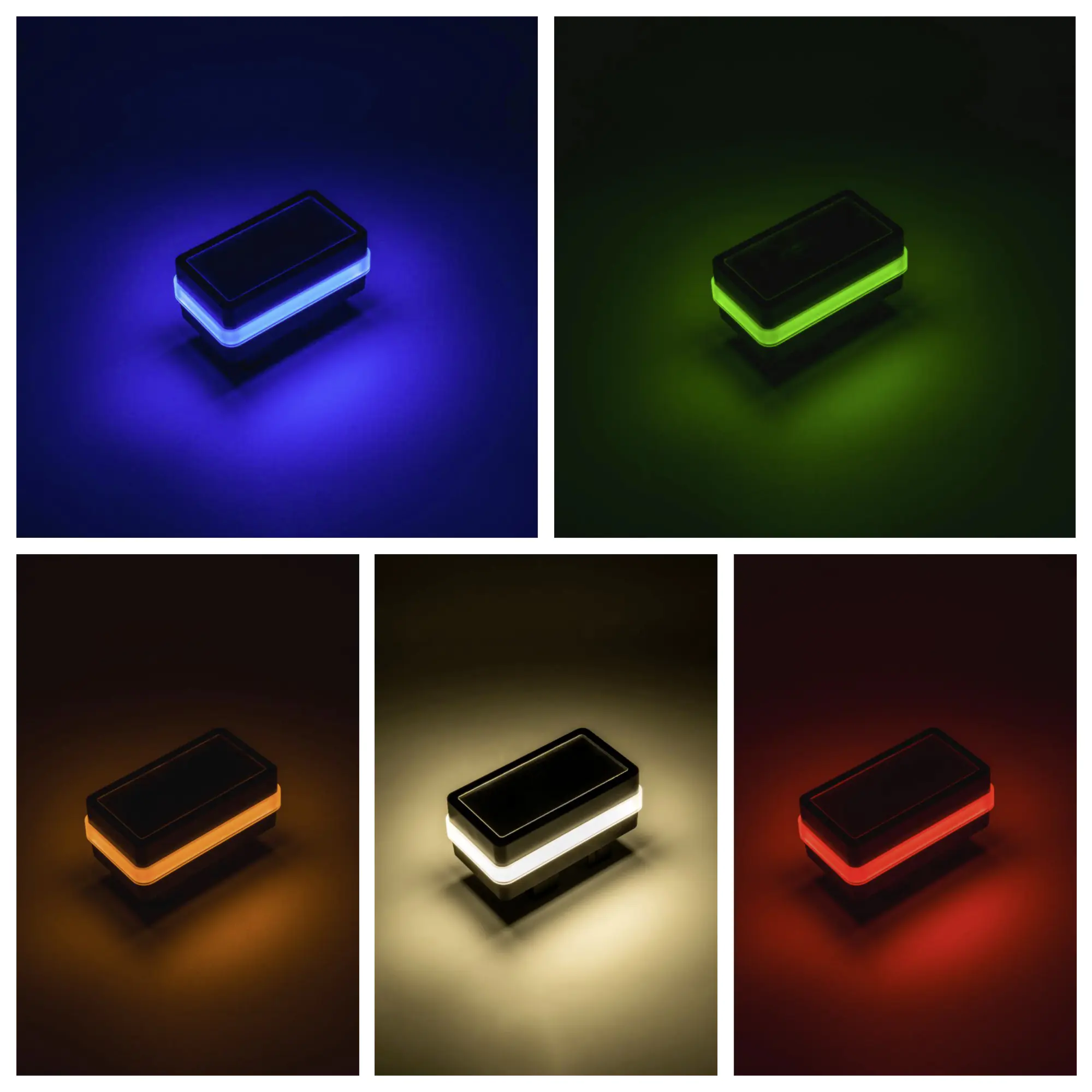 KAPPA LED Solar- Pfostenkappe 60/40 mm grün