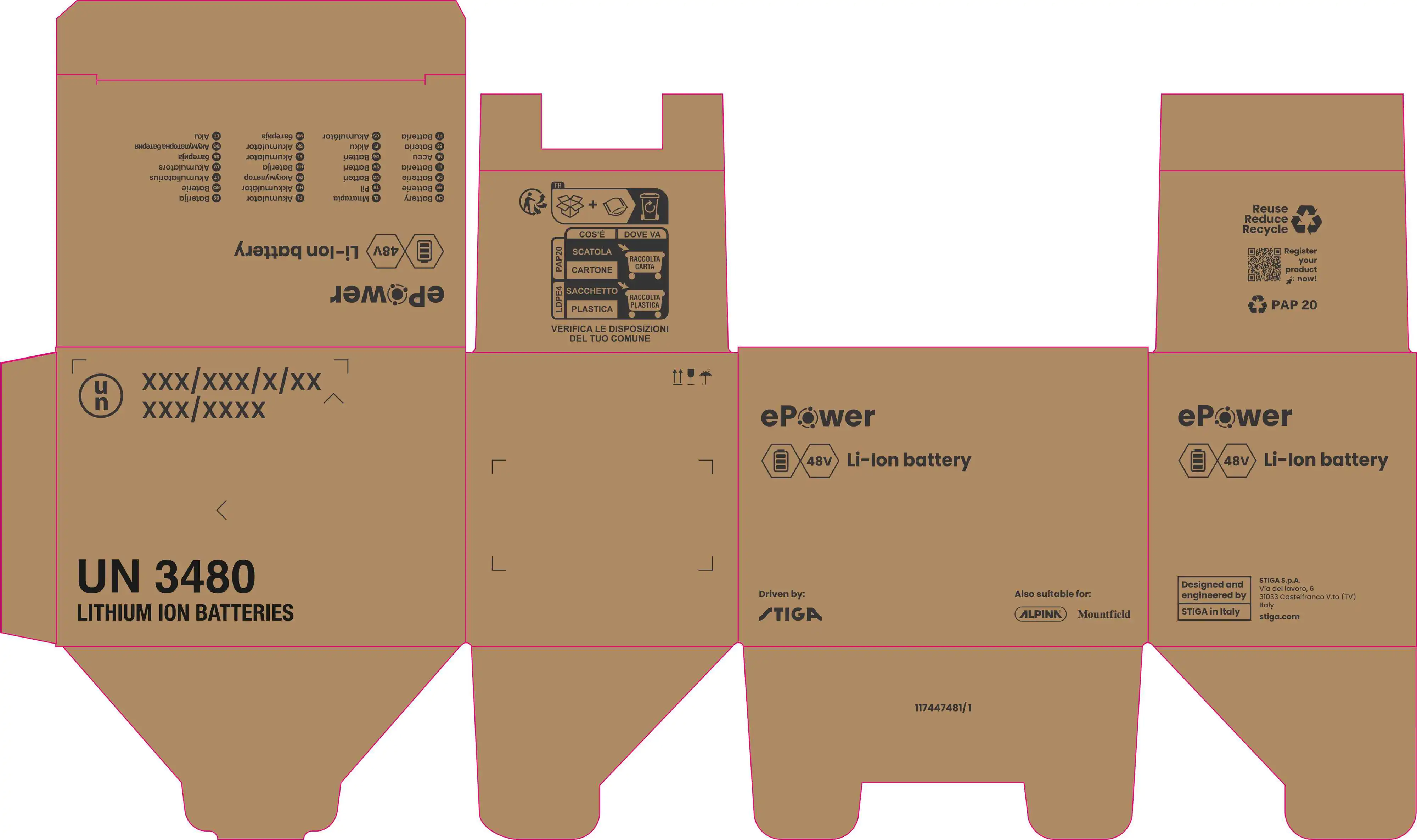 Stiga Akku E 450 48 V 5 Ah