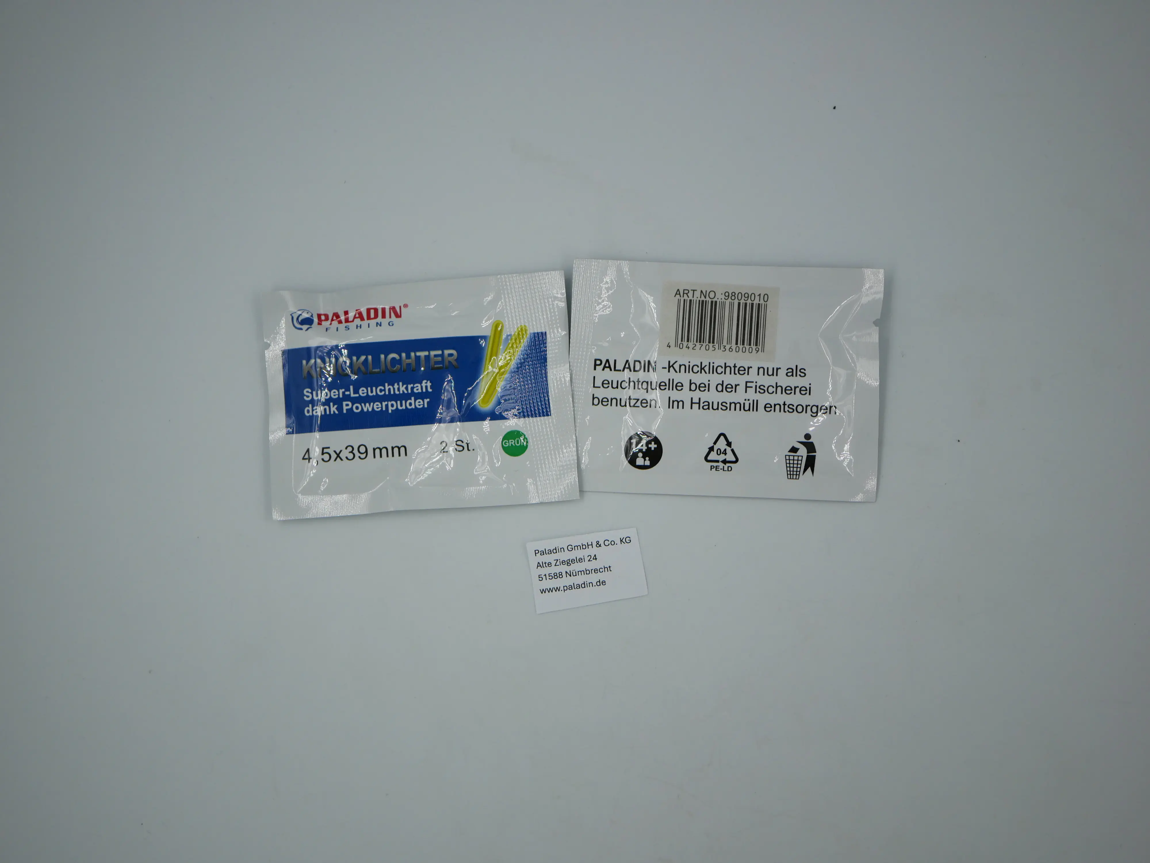 Classic Knicklichter 2 Stück 4,5x39mm/grün