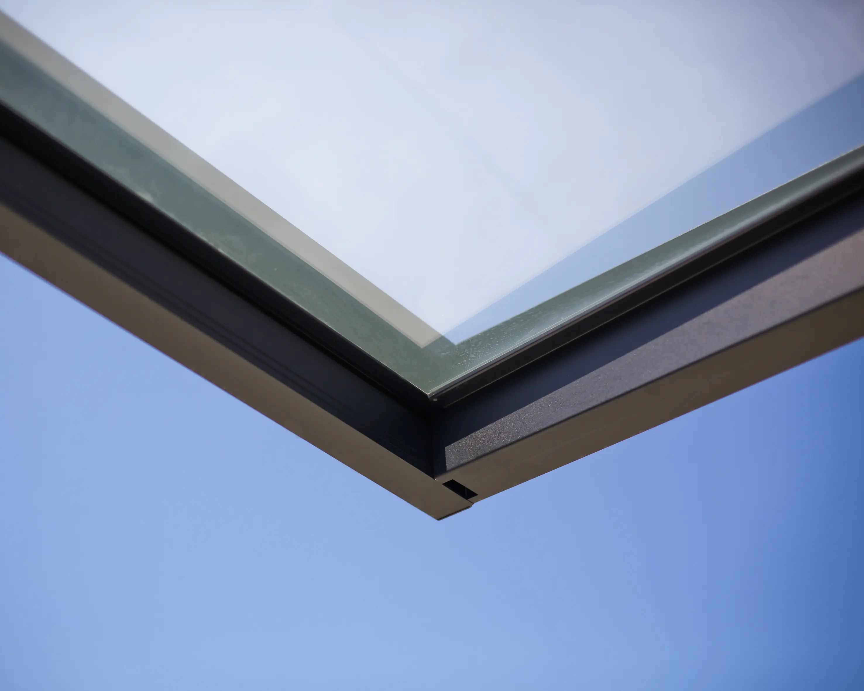 Canopia Vordach Sophia 1600  Grau Alu 160 x 95 cm