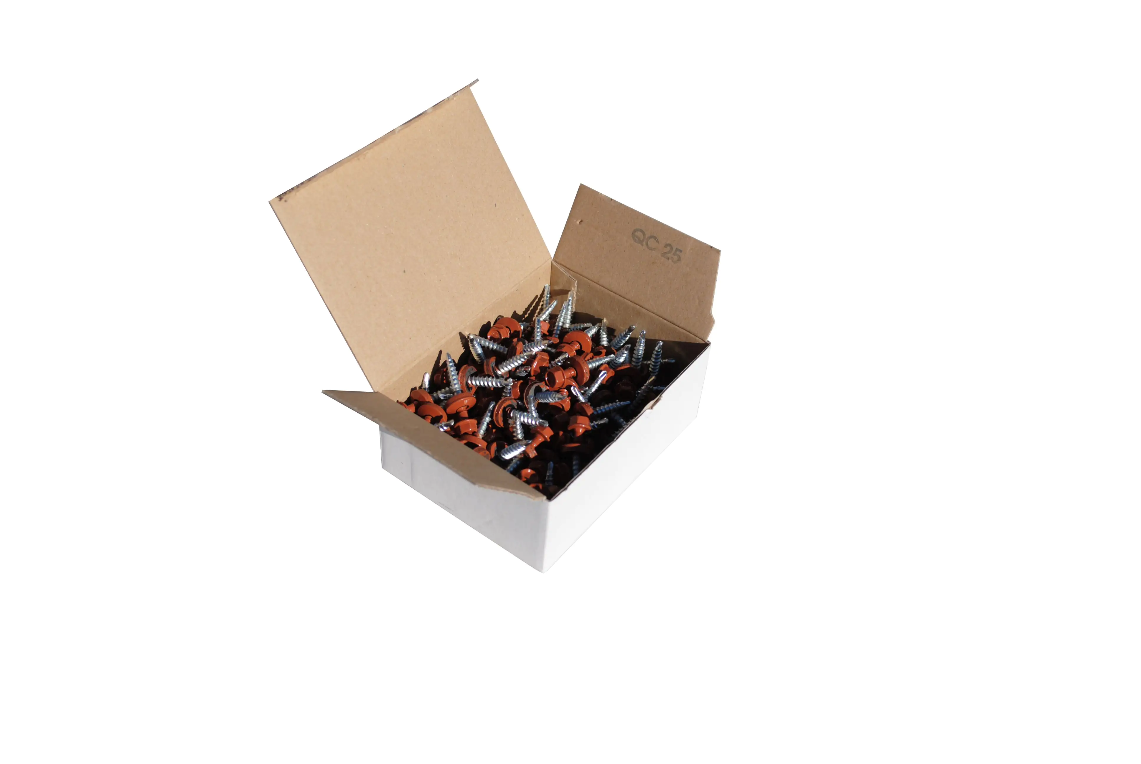 Weckman Schrauben 4,8 x 20 mm 100 Stk. ziegelrot