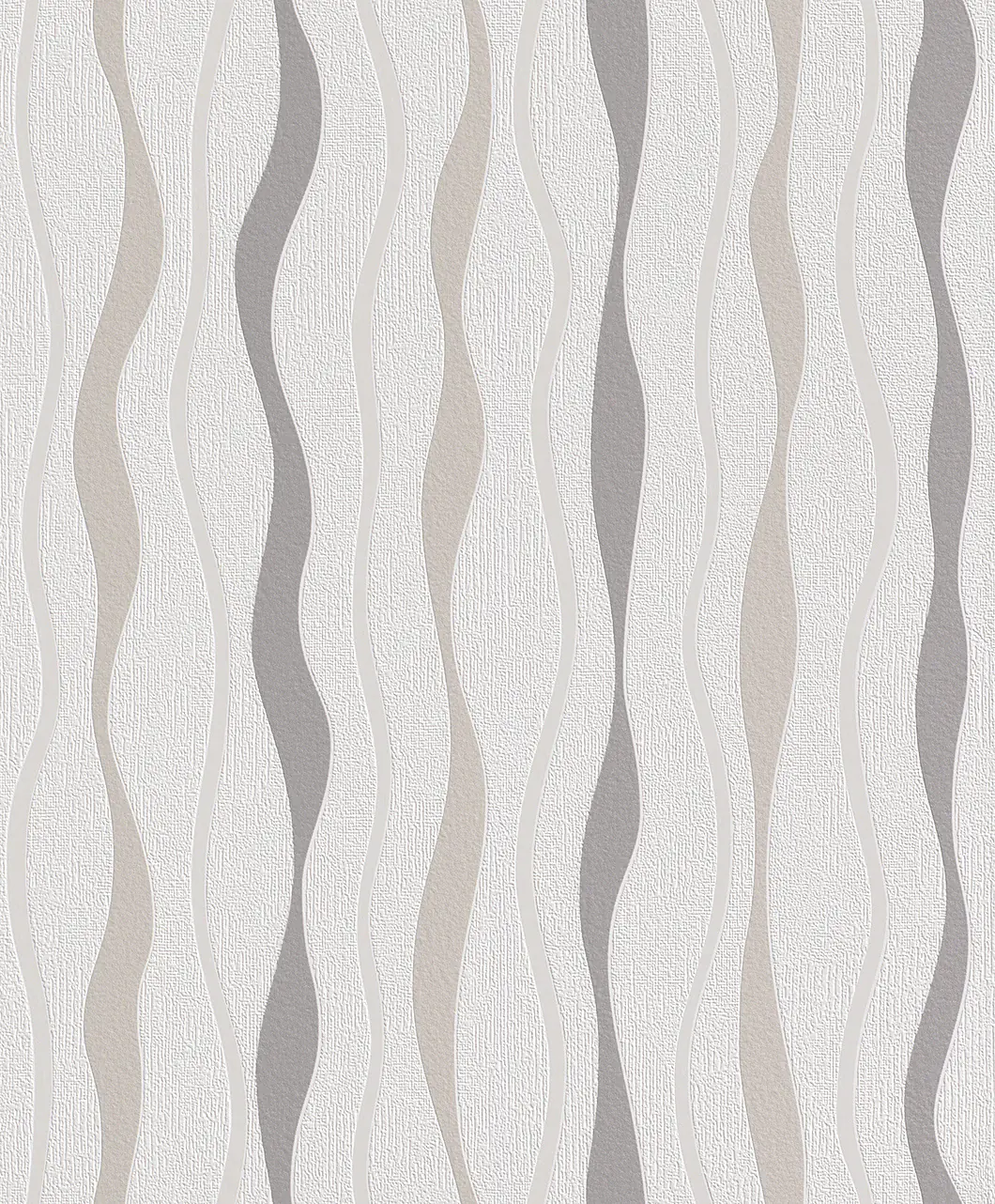 Rasch Vliestapete 415407 home Style streifen weiß 10,05 x 0,53 m