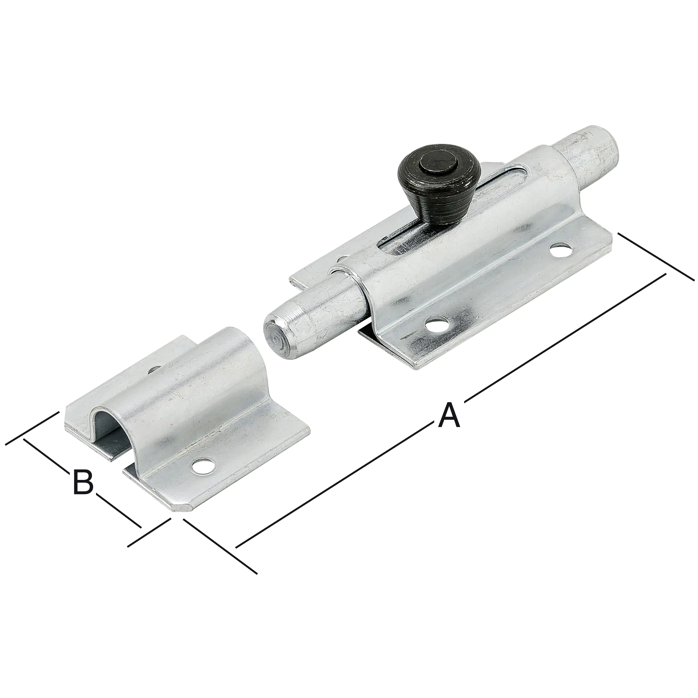 Vormann Bolzen-Knopfriegel verzinkt 80 x 36 mm Vormann Bolzen-Knopfriegel verzinkt 80 x 36 mm