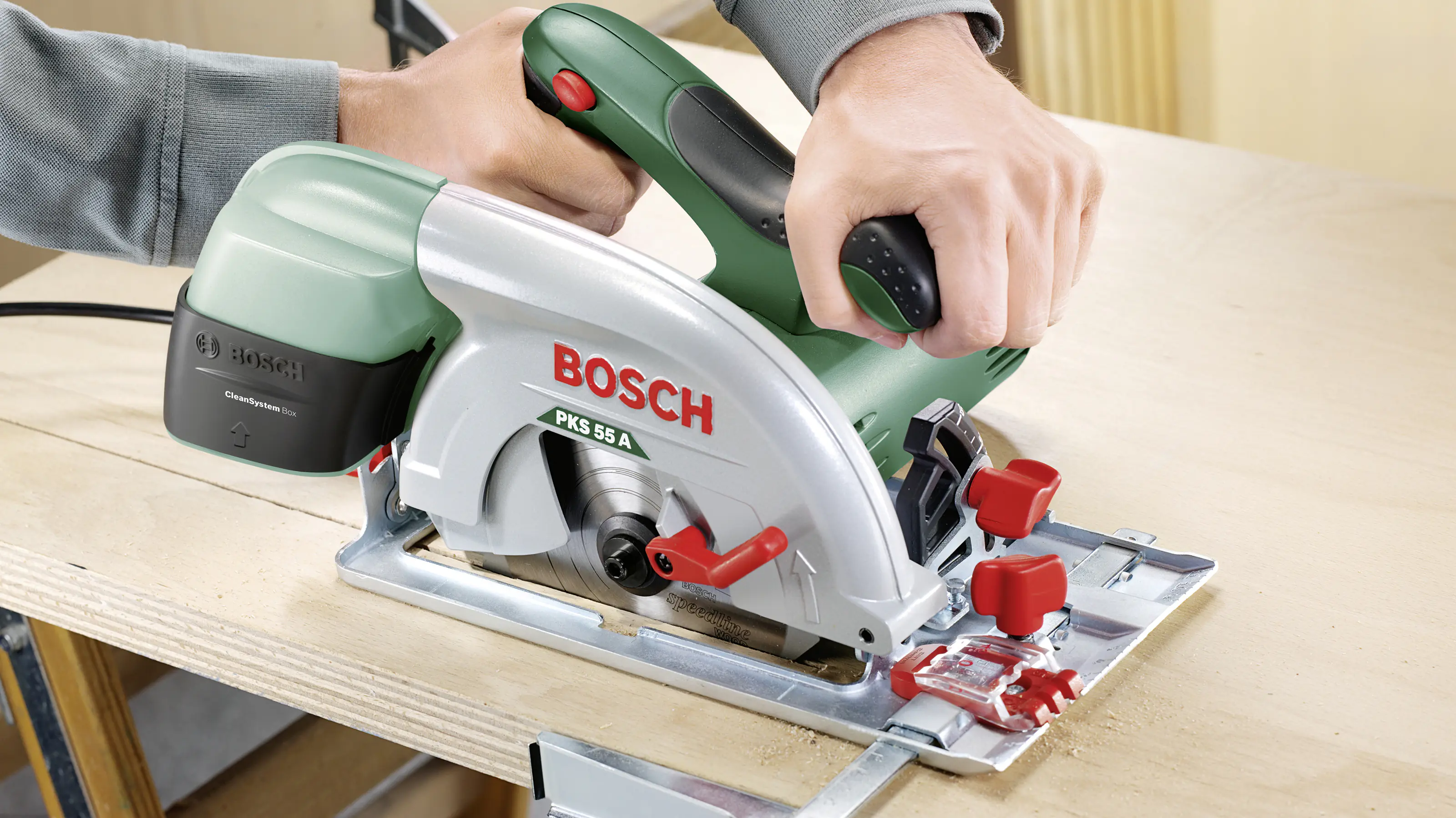 Bosch Handkreissäge PKS 55 A 1200 Watt