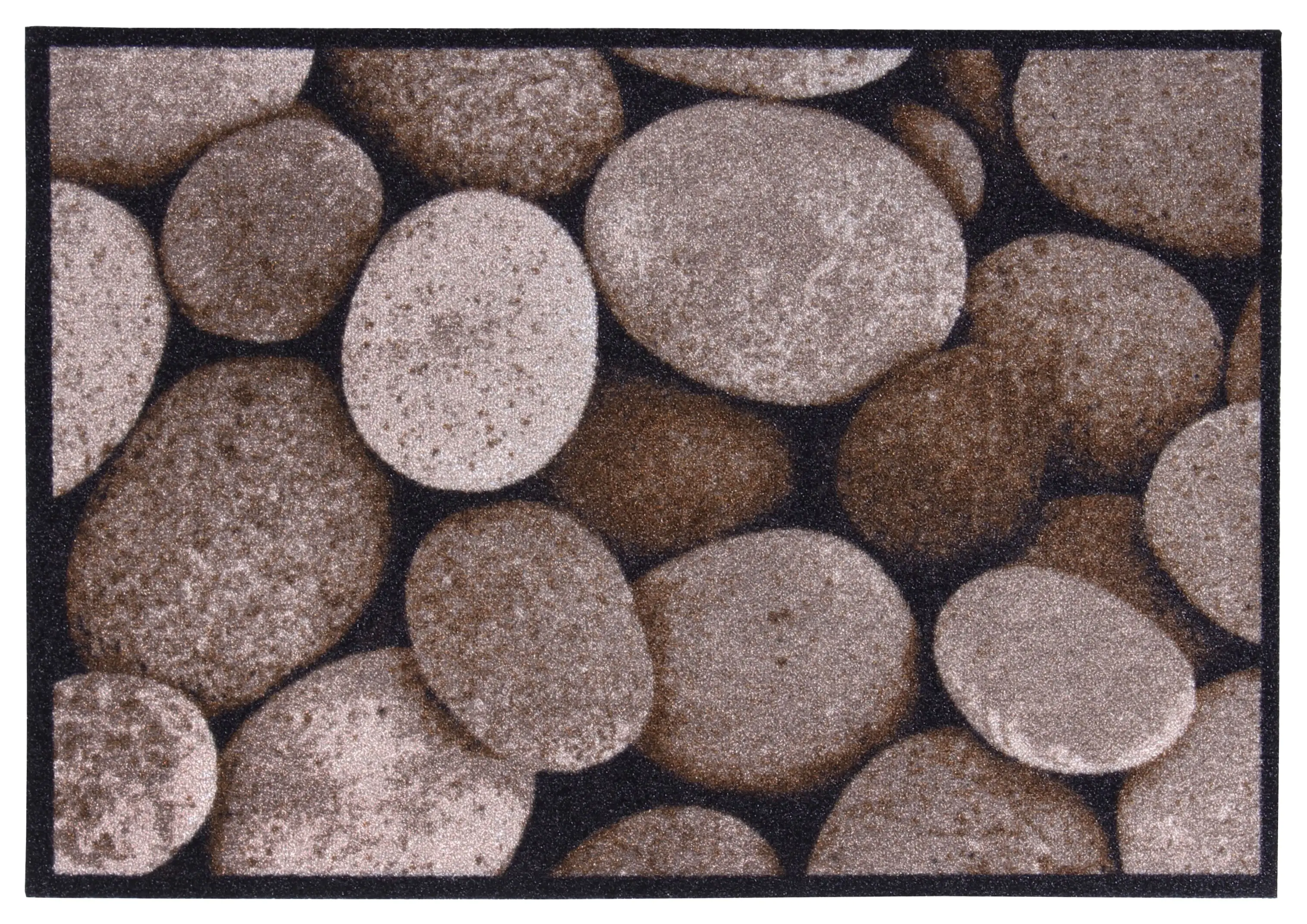 Fußmatte Rinaldo stones taupe, 50 x 70 cm