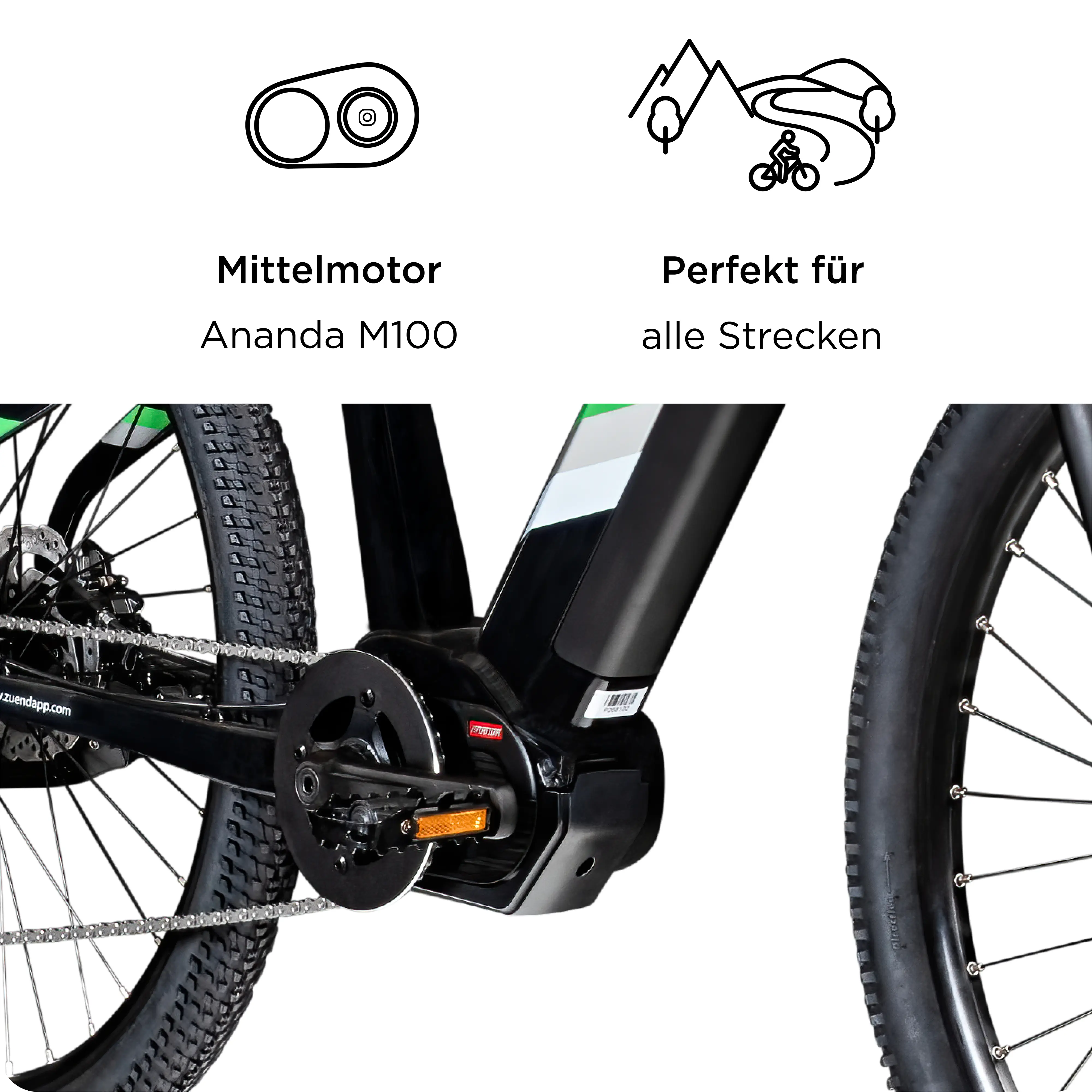 Zündapp E-Bike MTB X900 27,5 Zoll 10-Gang 733 Wh schwarz Zündapp E-Bike MTB X900 27,5 Zoll 10-Gang 733 Wh schwarz