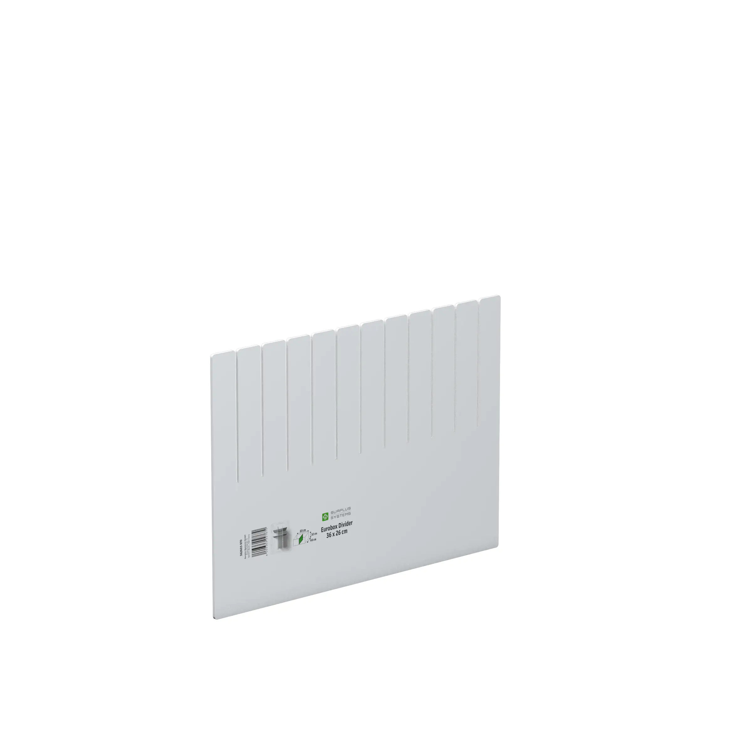 4260363027670 Surplus Systems Abtrenner für Eurobox 36 x 26 cm, weiß