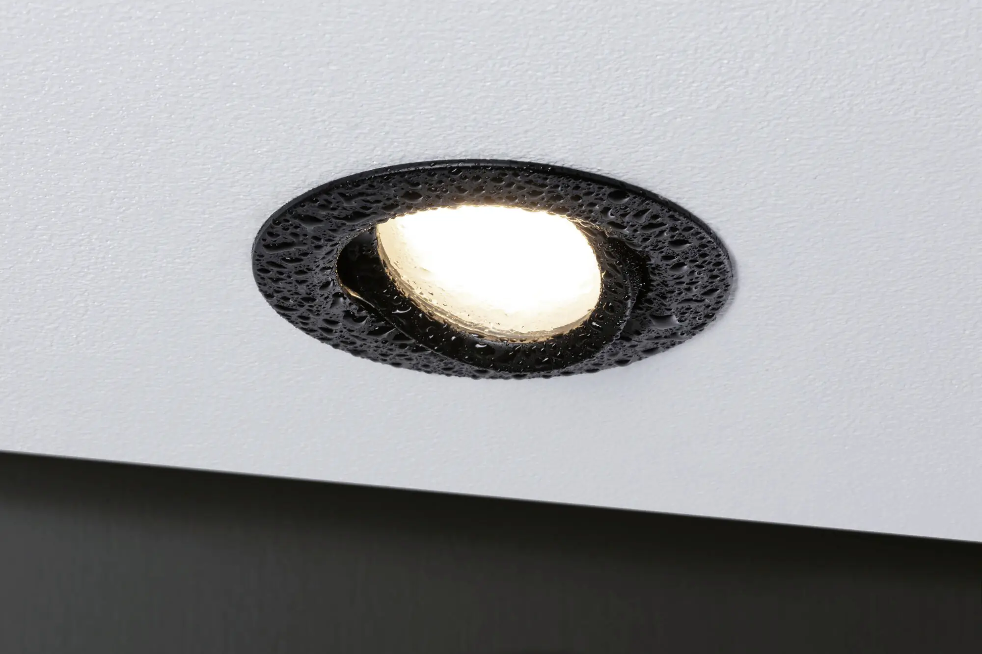 Paulmann LED Einbauleuchte Nova 3er-Set schwarz matt schwenkbar Ø 9,3 cm 