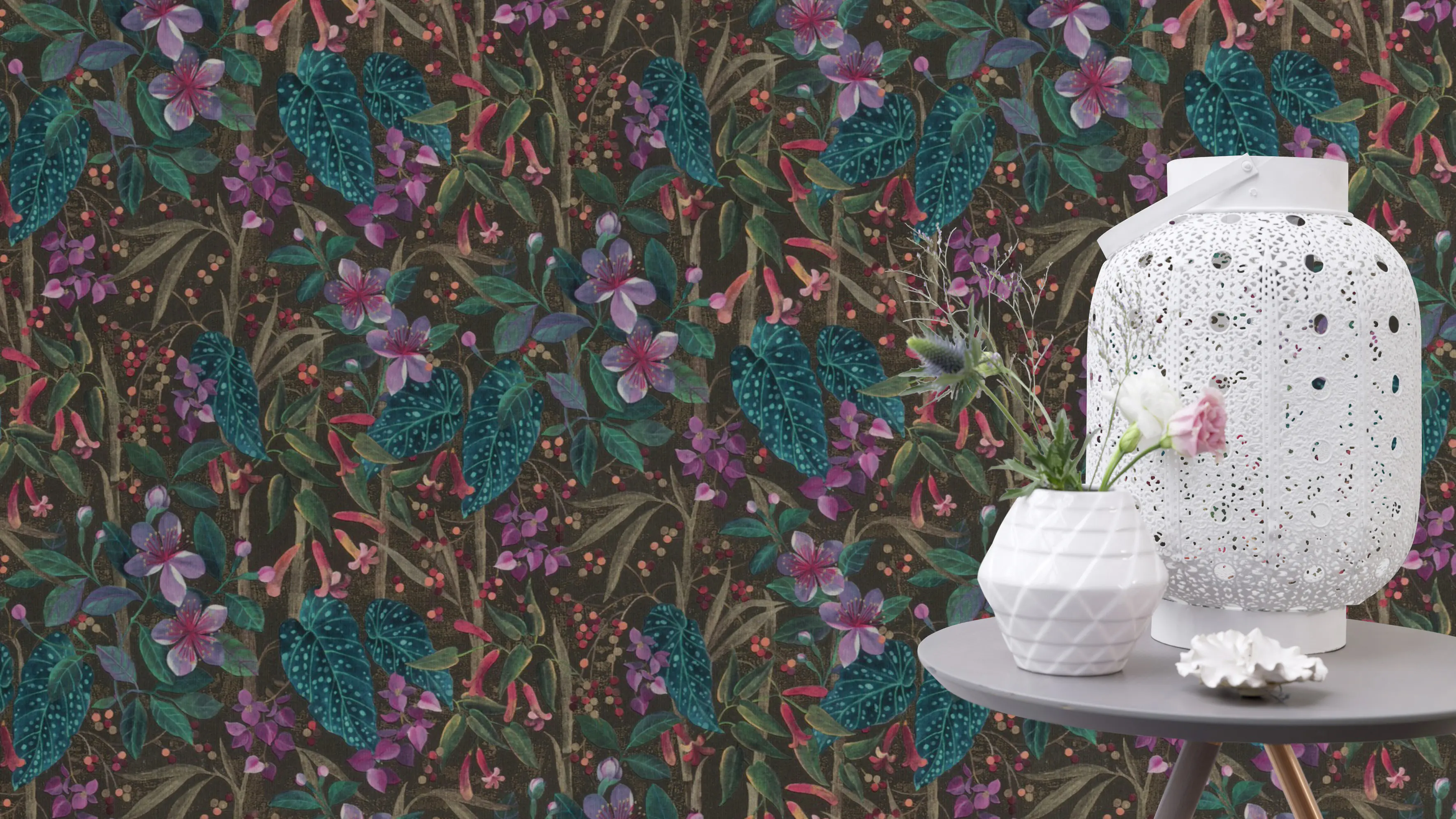 Rasch Vliestapete 538236 Schwarz-Offblack Muster & Motive 10,05 m x 0,53 m