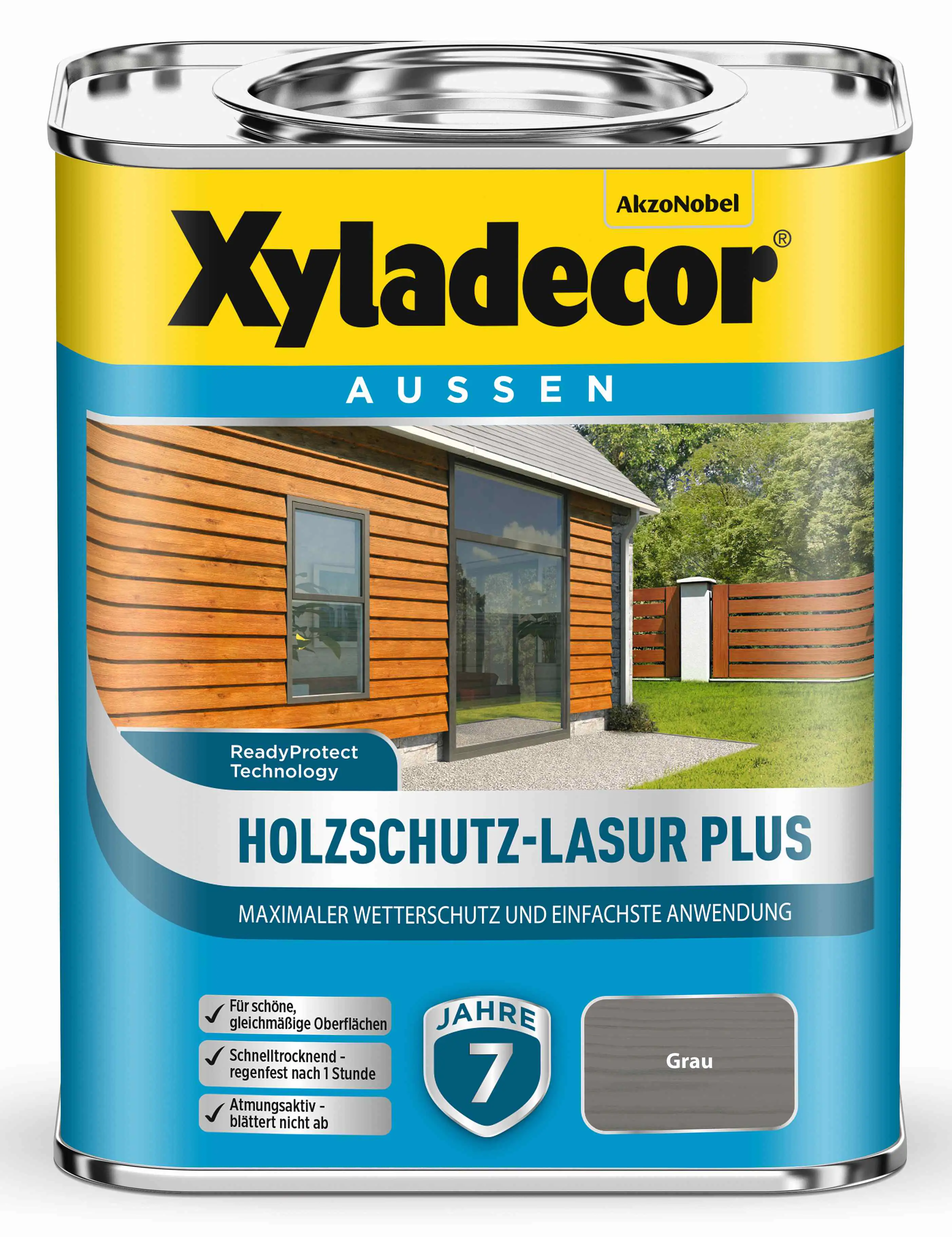 Xyladecor Holzschutz-Lasur 750 ml grau Plus Xyladecor Holzschutz-Lasur 750 ml grau Plus