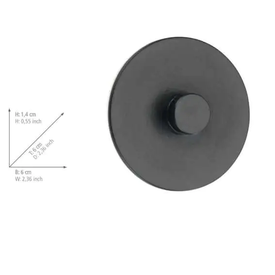 Wenko Befestigungshaken Turbo Loc schwarz