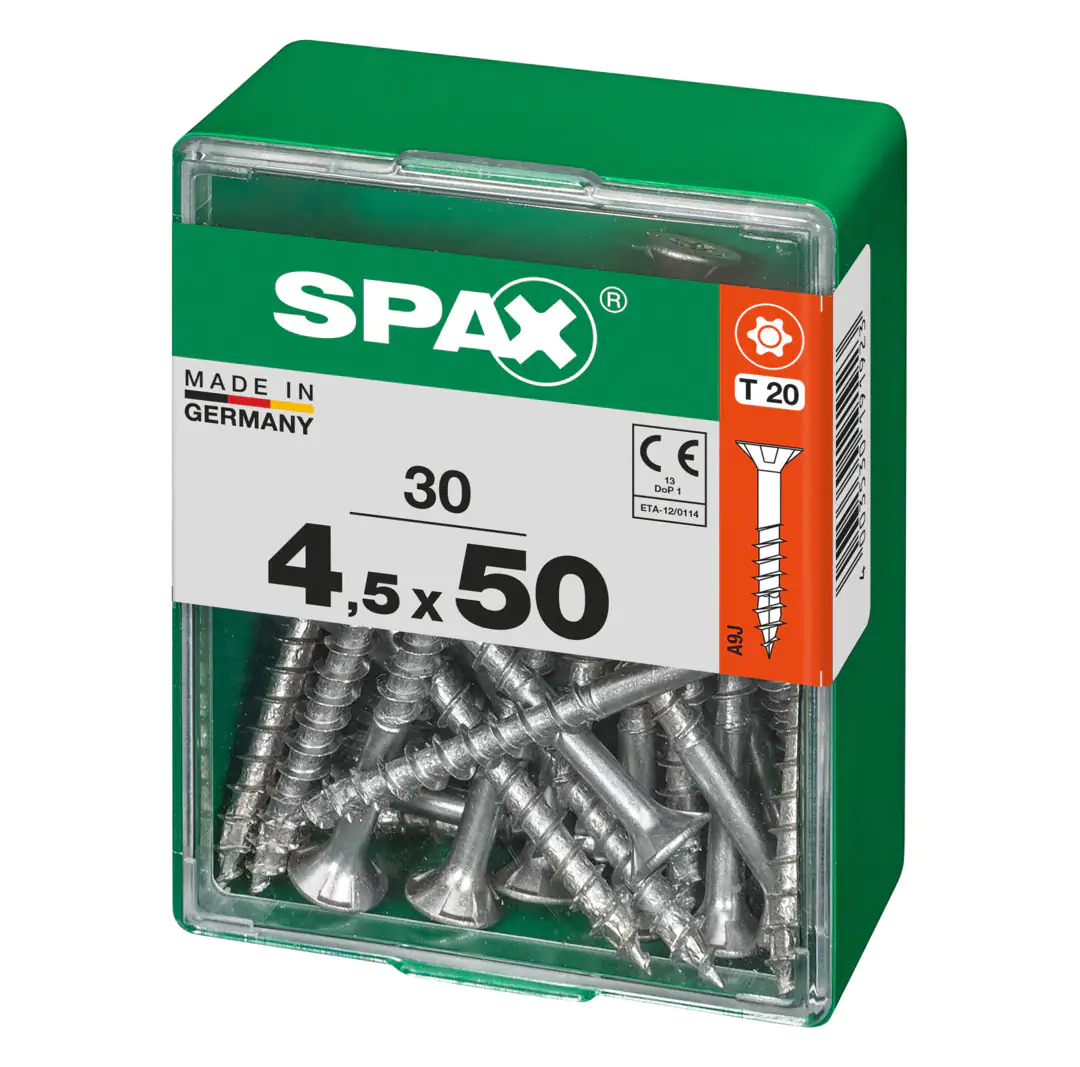 Spax Universalschrauben 4.5 x 50 mm TX 20 - 30 Stk.