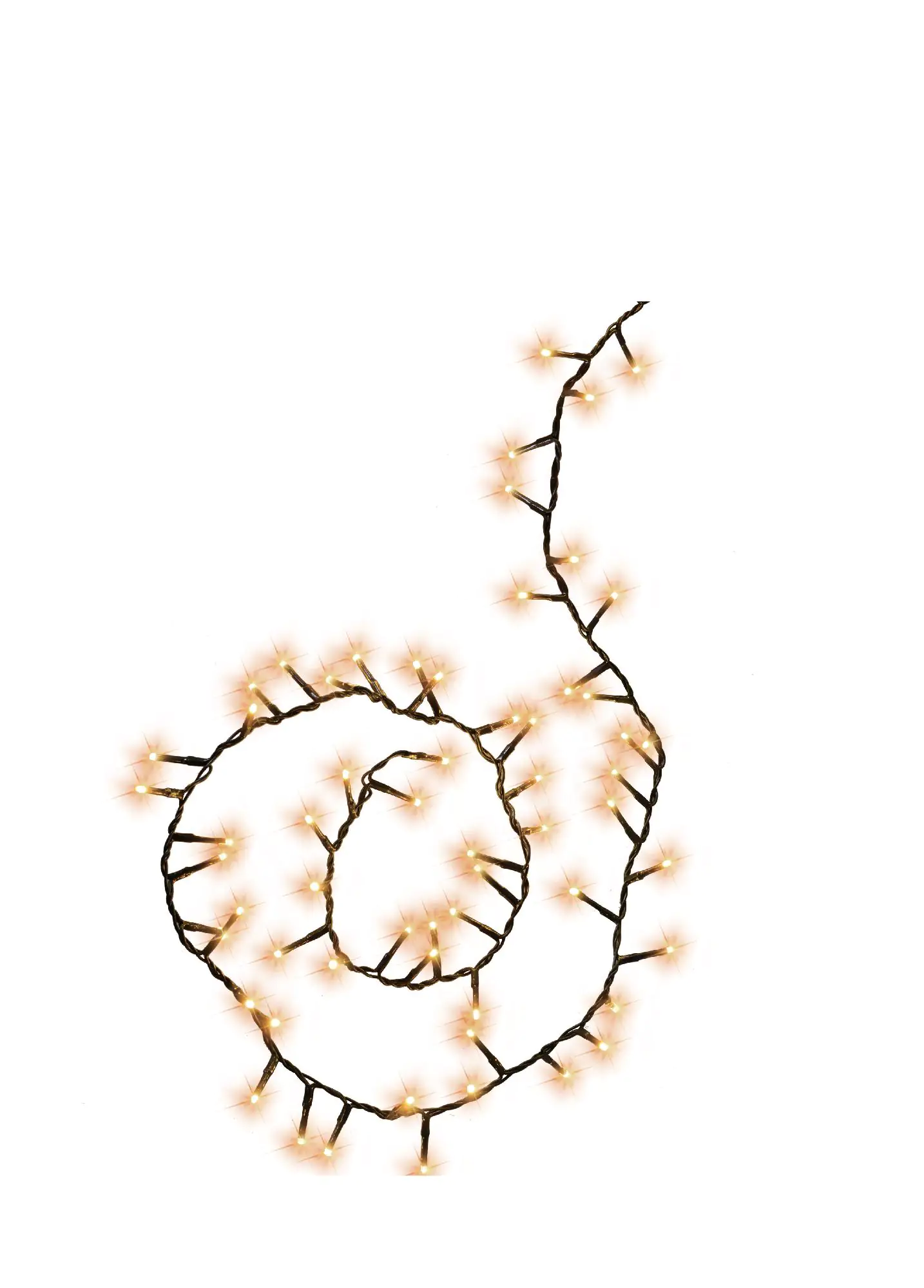 TrendLine LED-Lichterkette Premium Außen 43,6 m warmweiß mit Timer, Dimmer