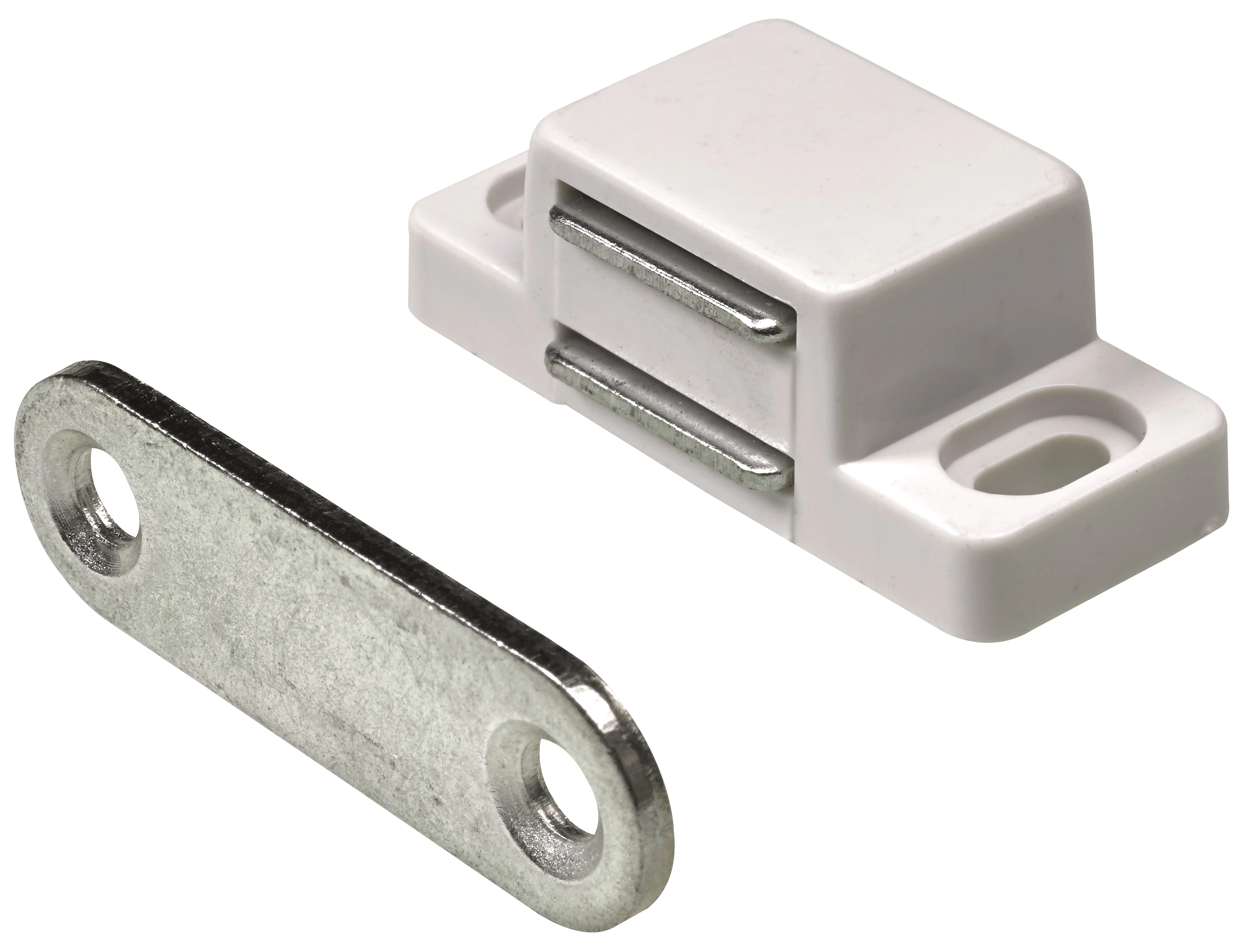 4008057025591 Hettich Magnetschnäpper 13 x 15 x 35 mm weiß 4 kg - 4 Stück